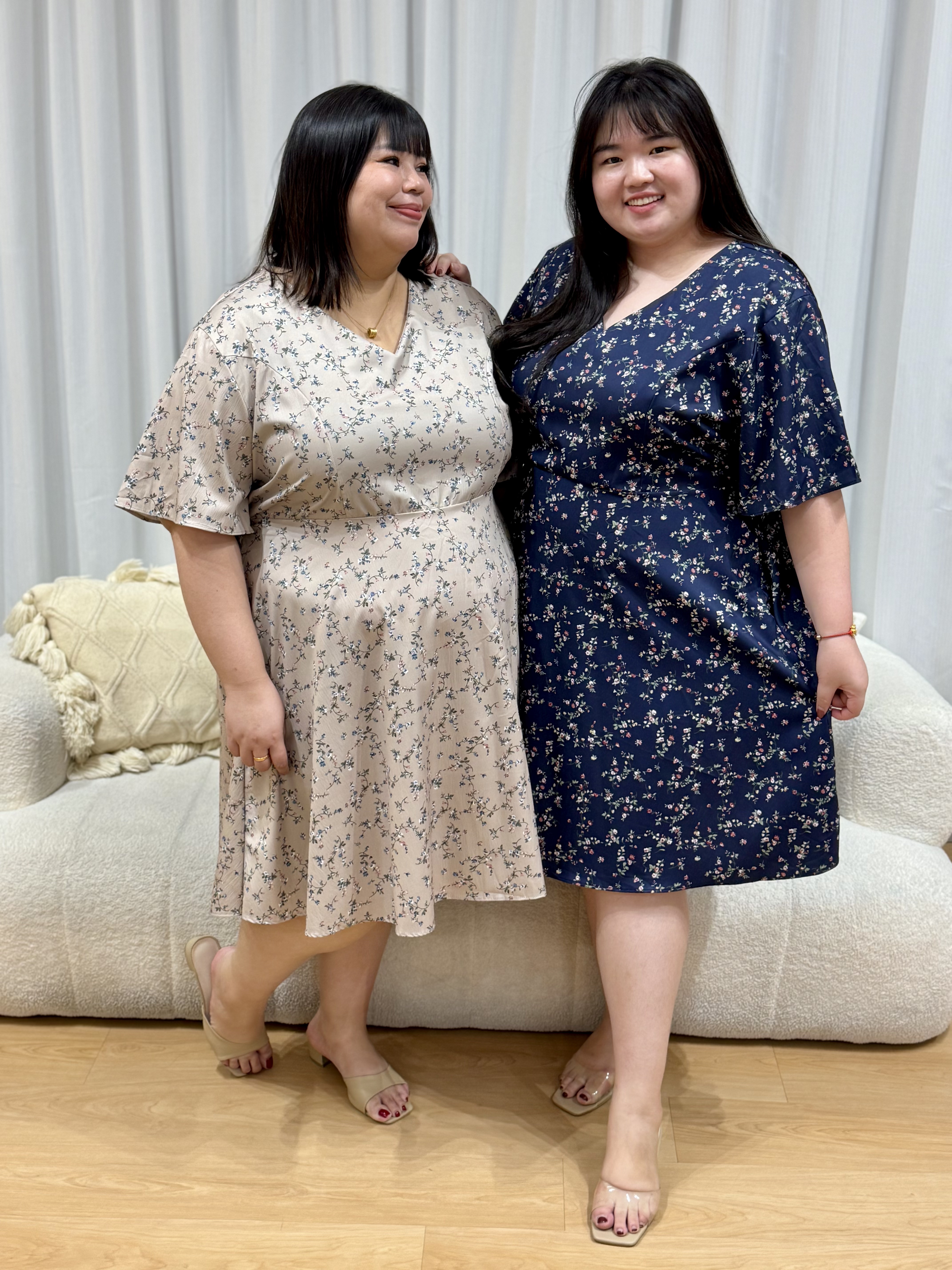 Kaelyn Trio Vine Floral Dress | Plus Size Dress