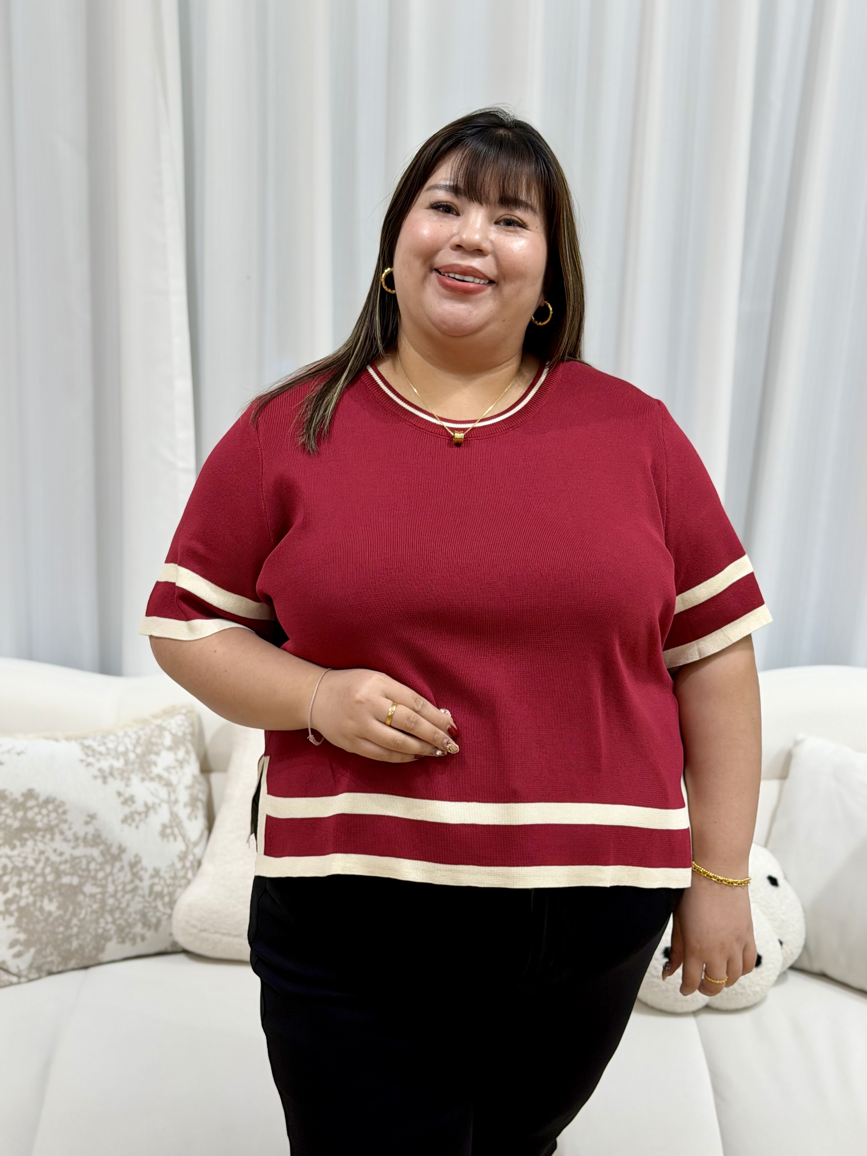 Scaffy Knitted Top | Plus Size Top