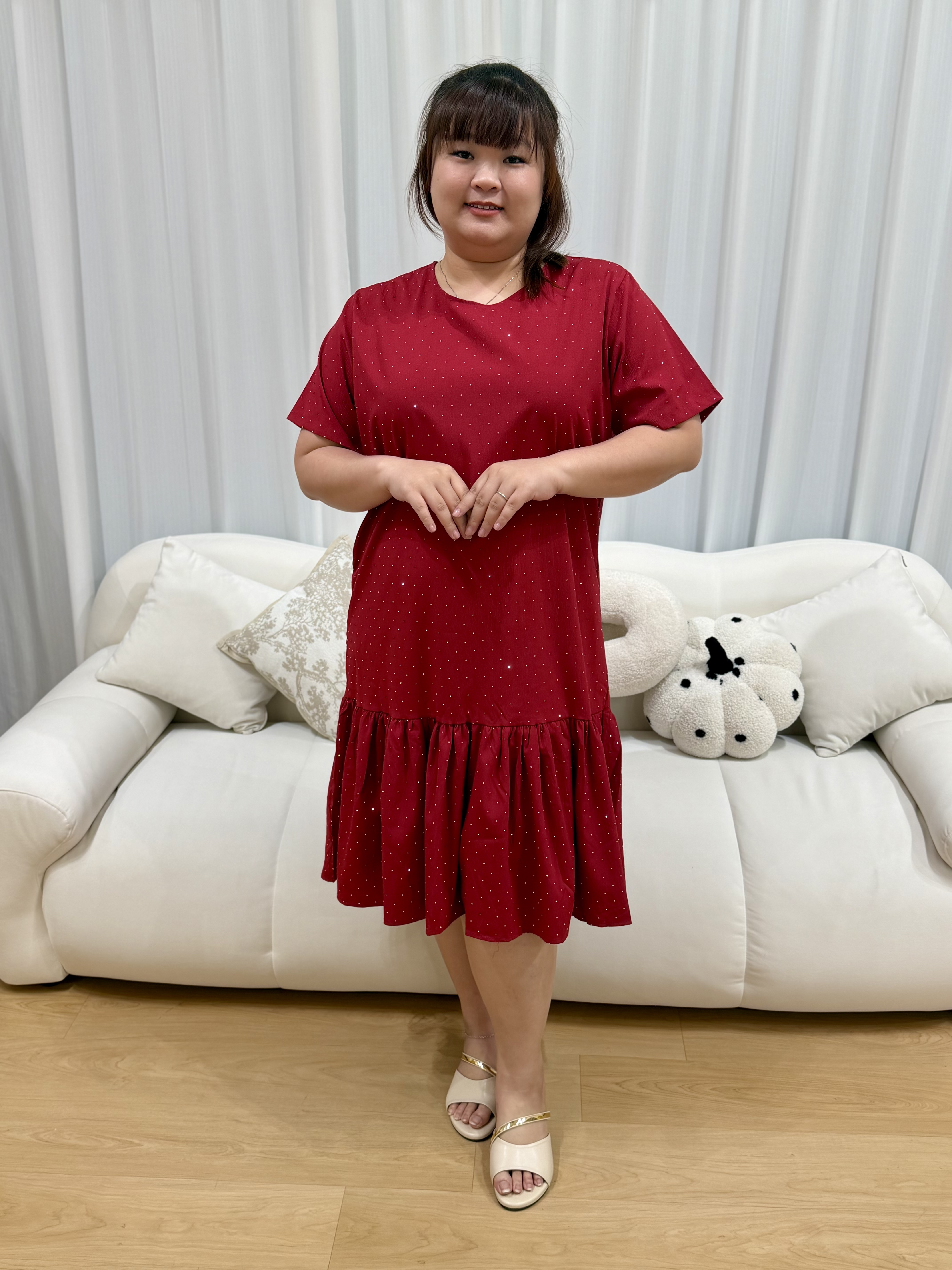 Orlena Glitter Dress | Plus Size Dress