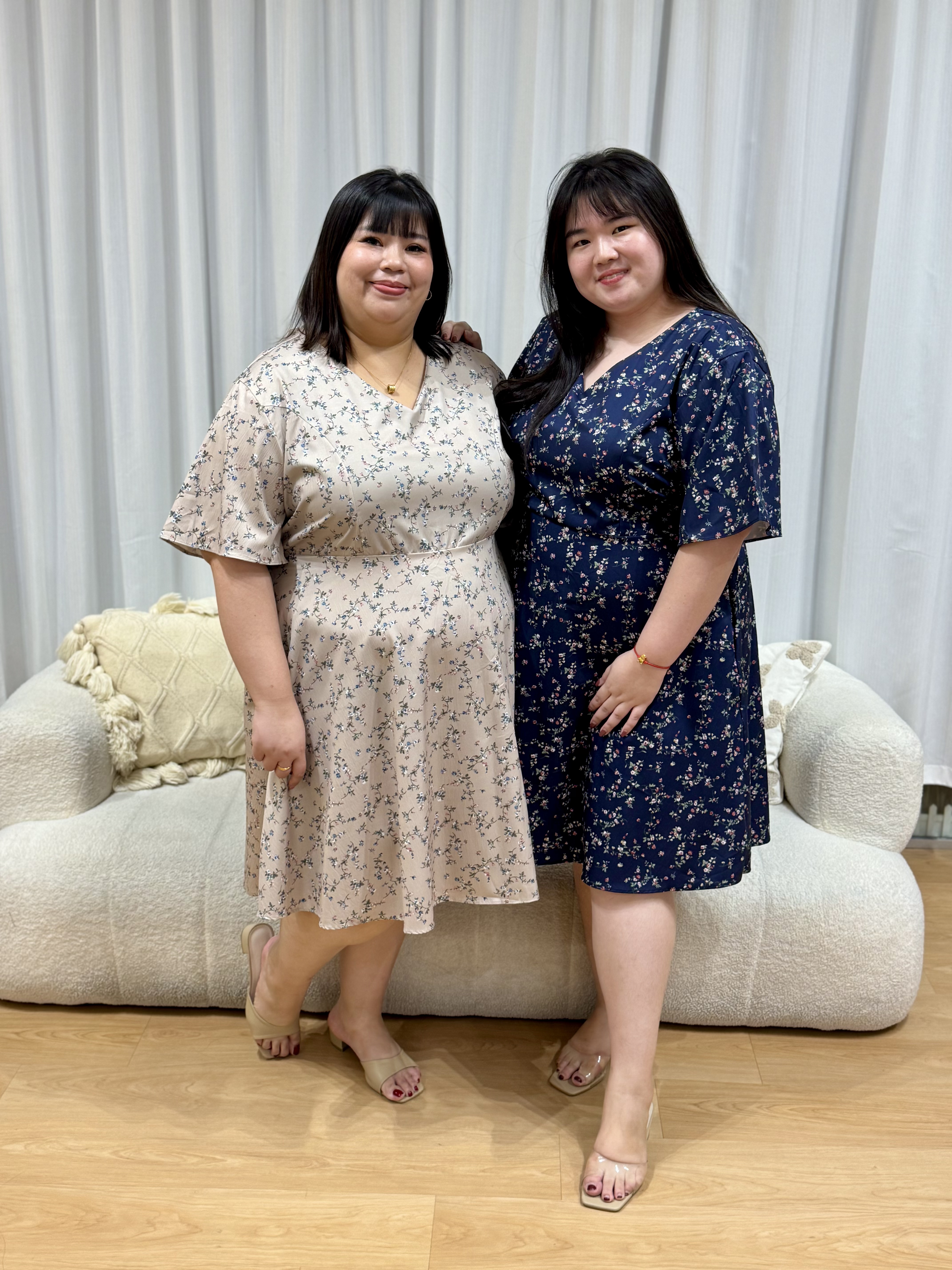 Kaelyn Trio Vine Floral Dress | Plus Size Dress