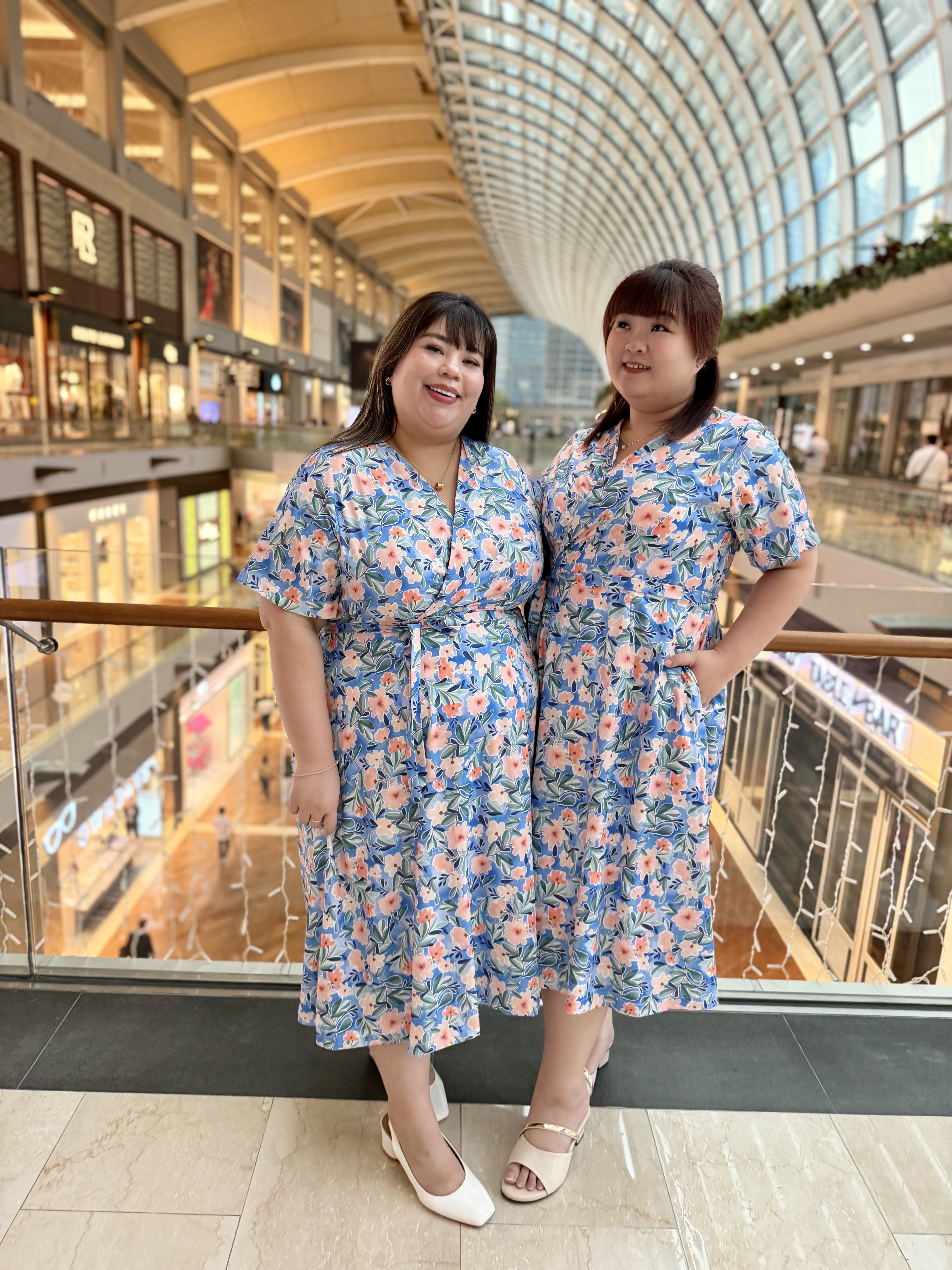 Love+ Ophelia Blue Blossom Maxi Kimono Dress | Plus Size Dress