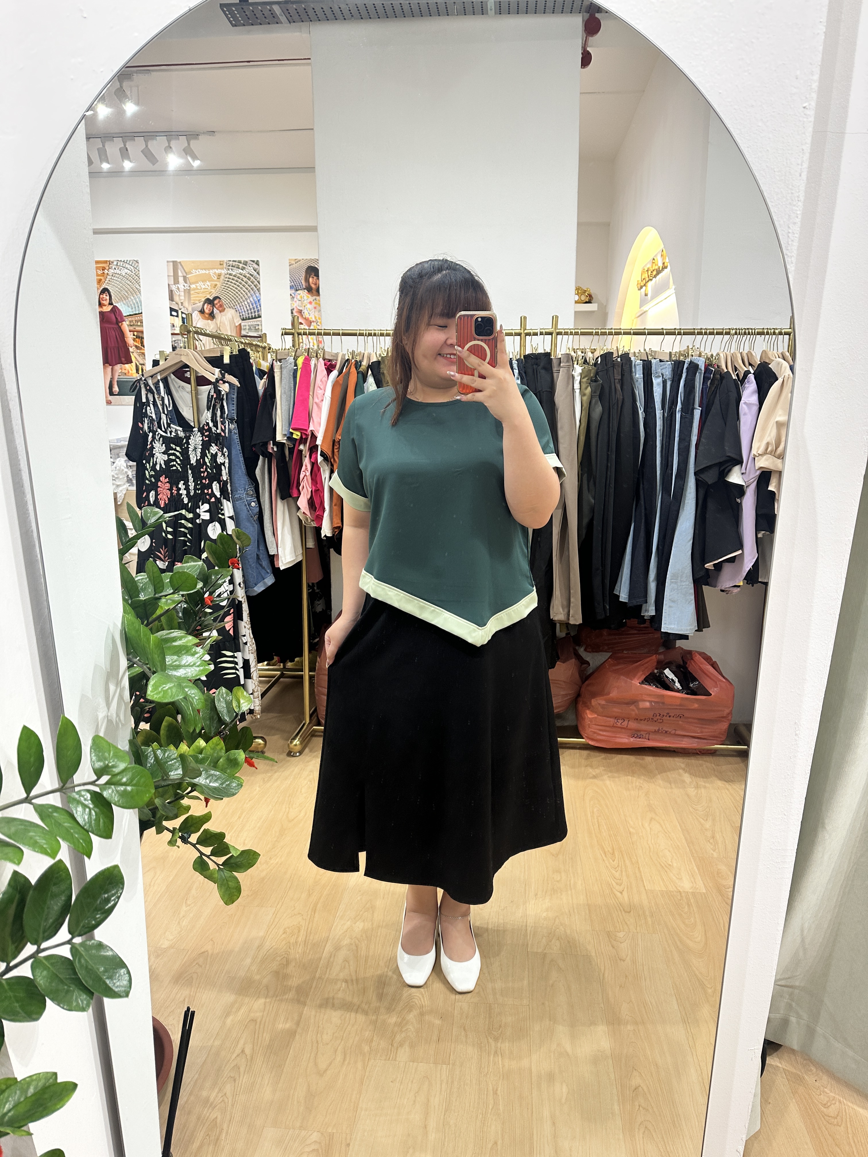 Premium AC A-line Skirt #2197 | Plus Size Skirt