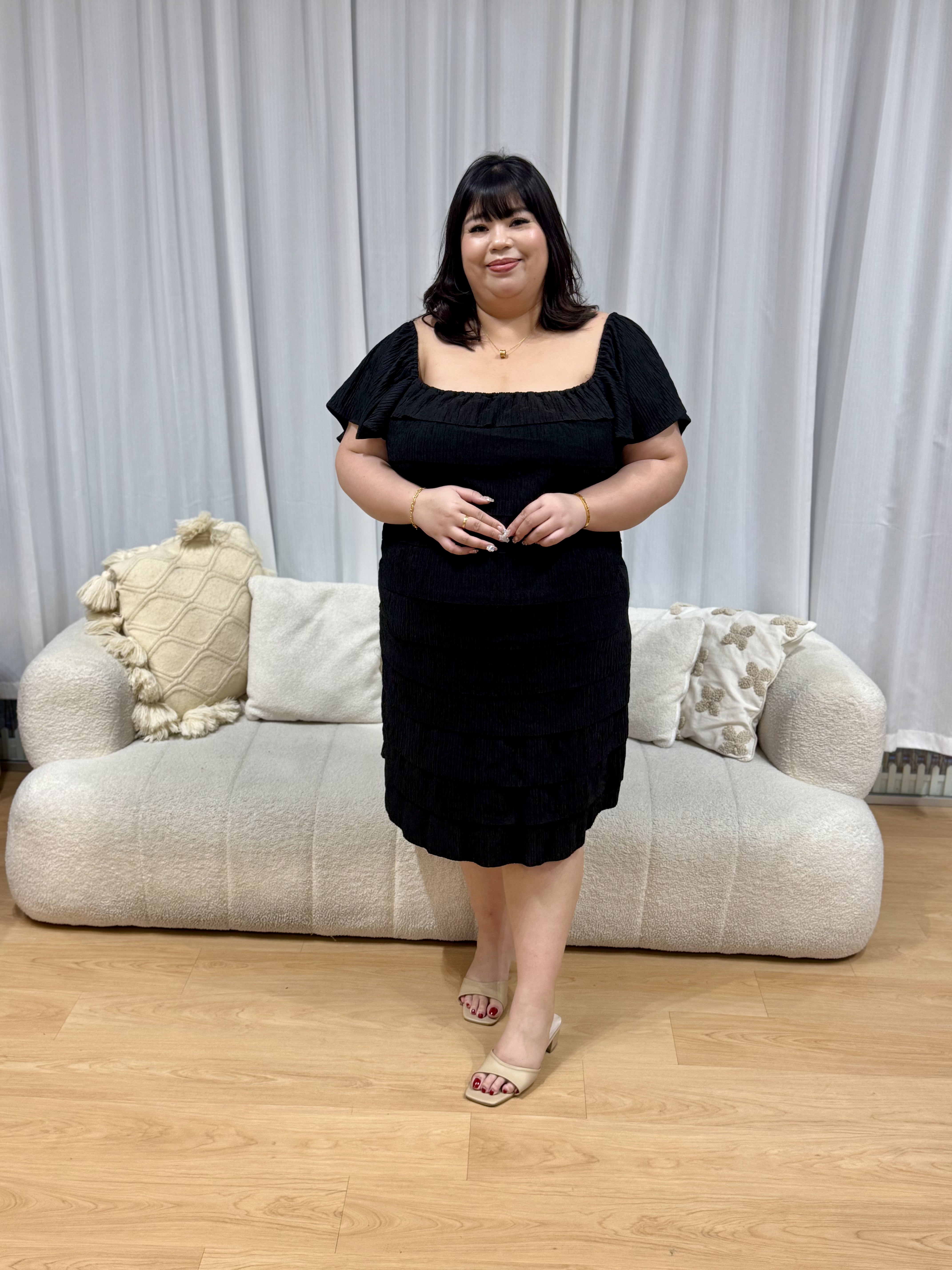 Love+ Daphne Softie Tier Dress | Plus Size Dress