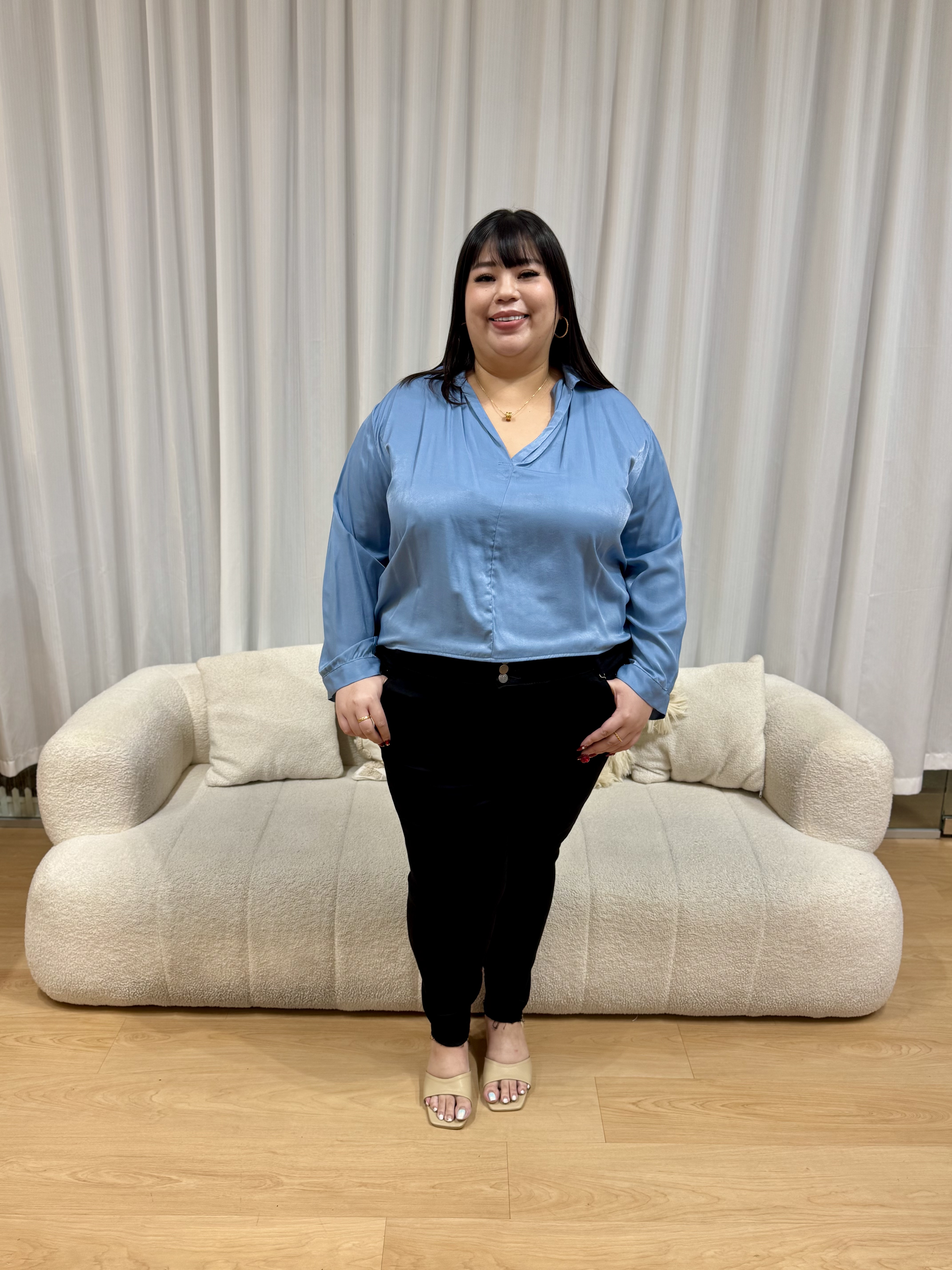 Boyfriend V Neck Shirt