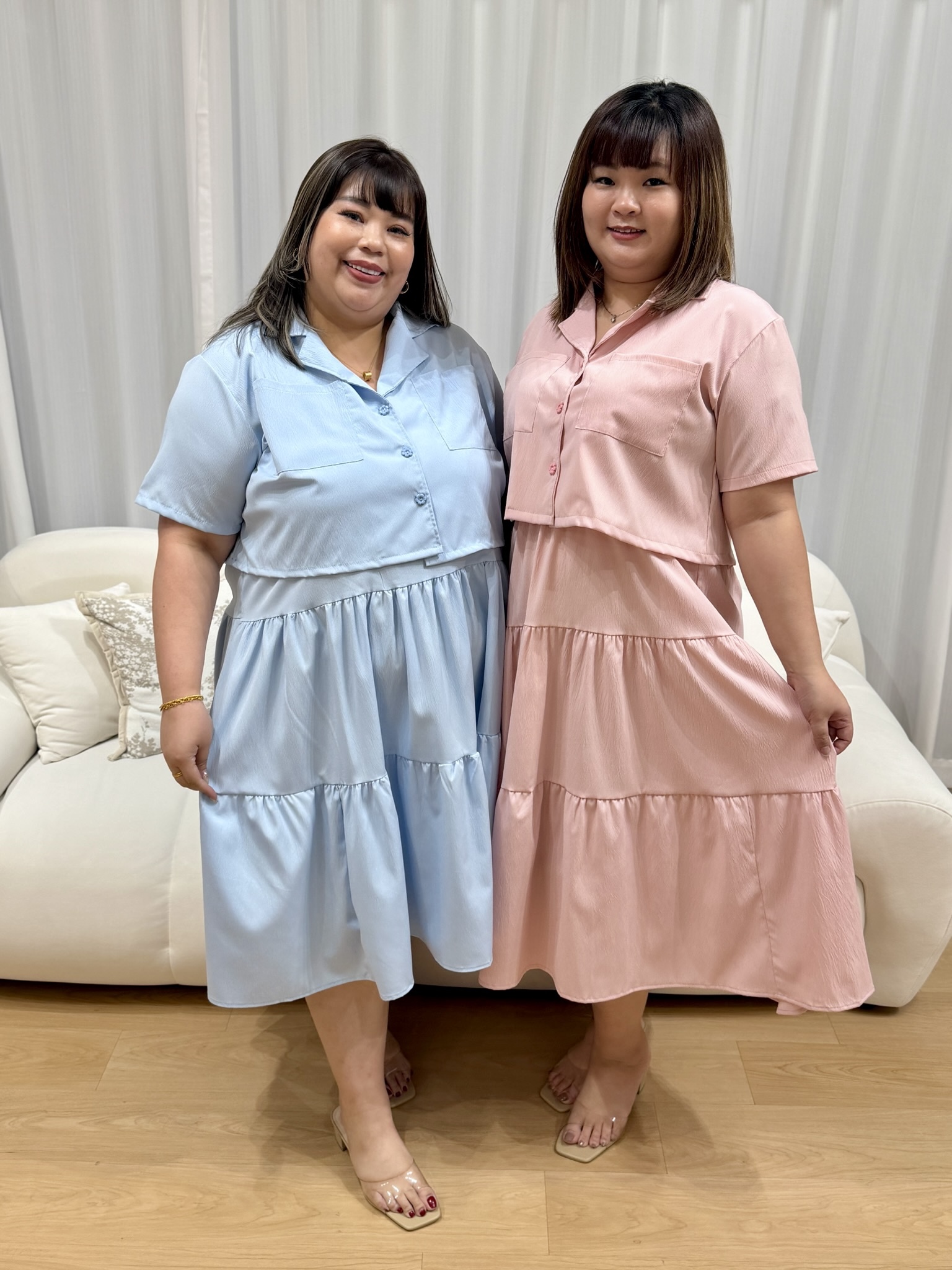 Bzu Button Shirt Set | Plus Size Set