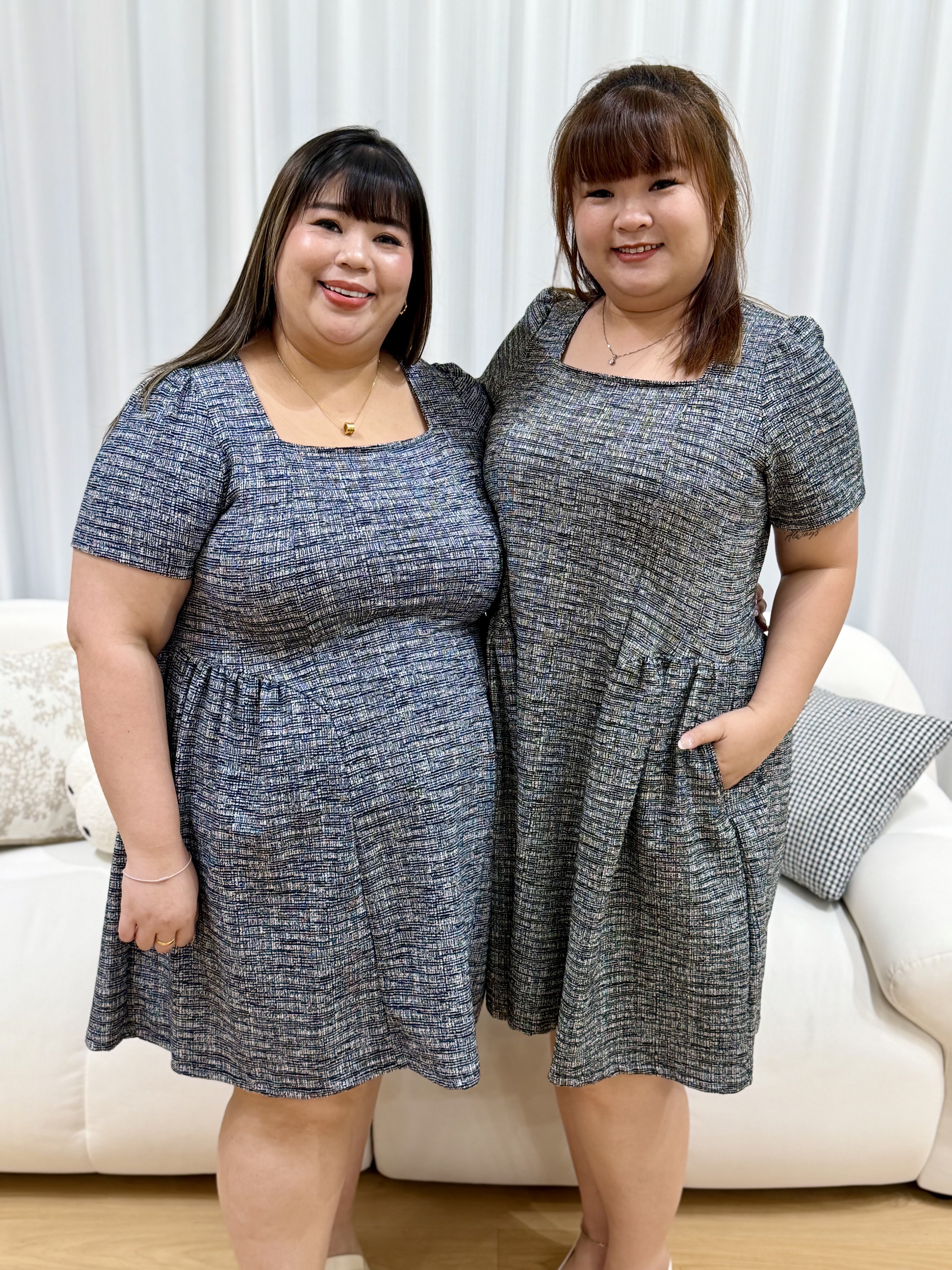 Love+ Welcia Soft Tweet Dress | Plus Size Dress