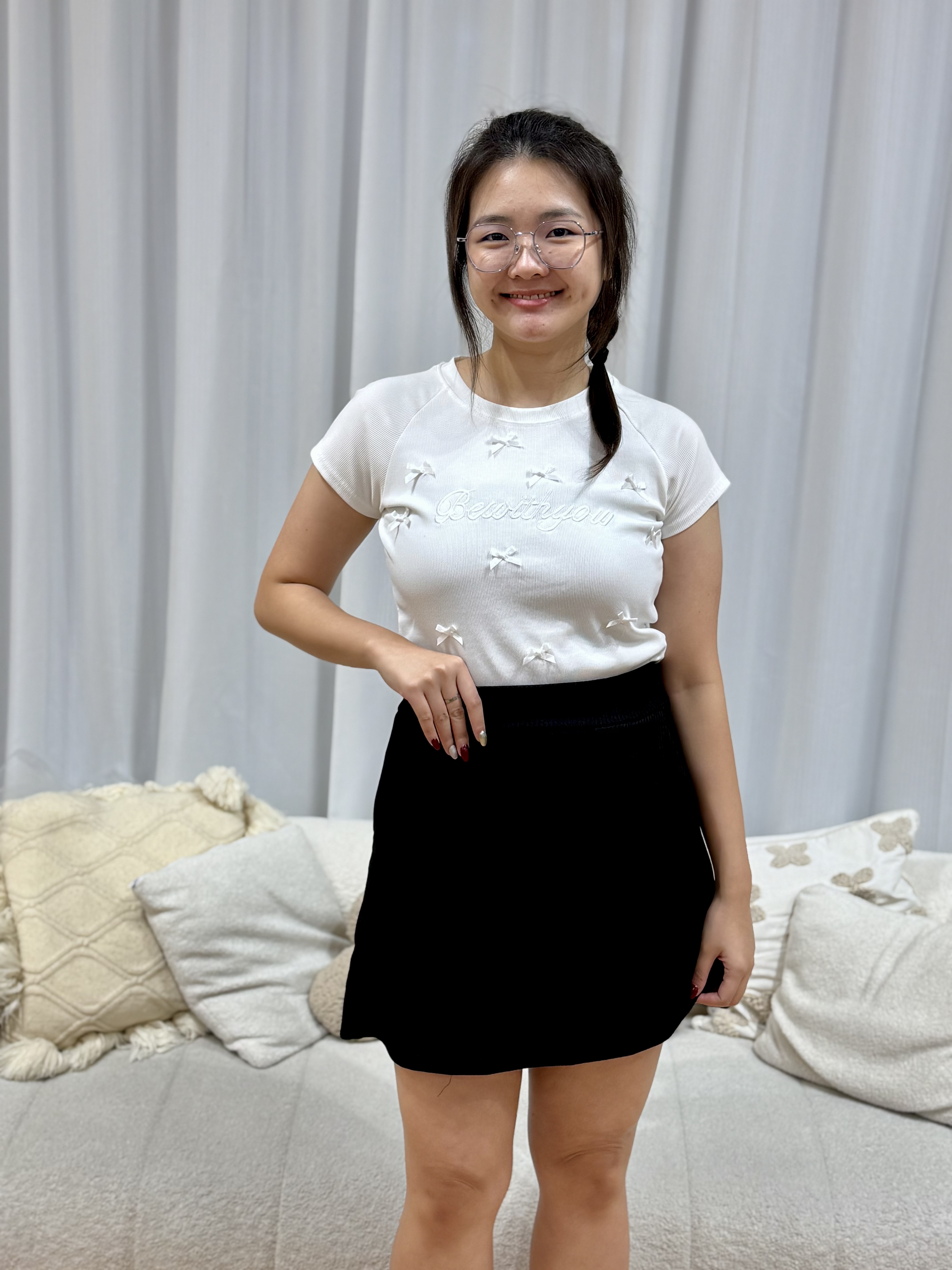 Love+ Slippy Strip Tennis Skirt | Plus Size Skirt