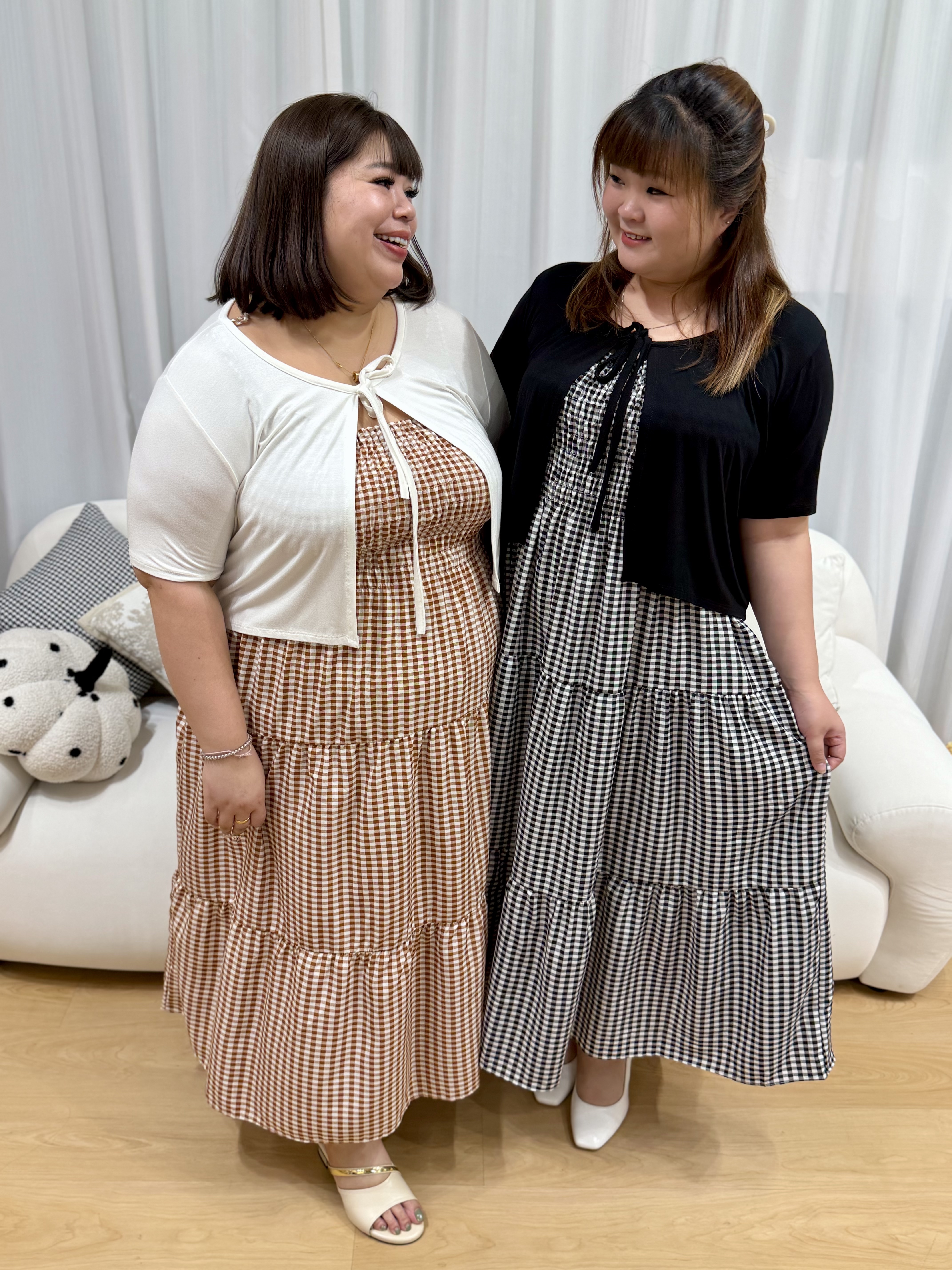 Love+ Chloe Gingham Maxi Dress | Plus Size Dress