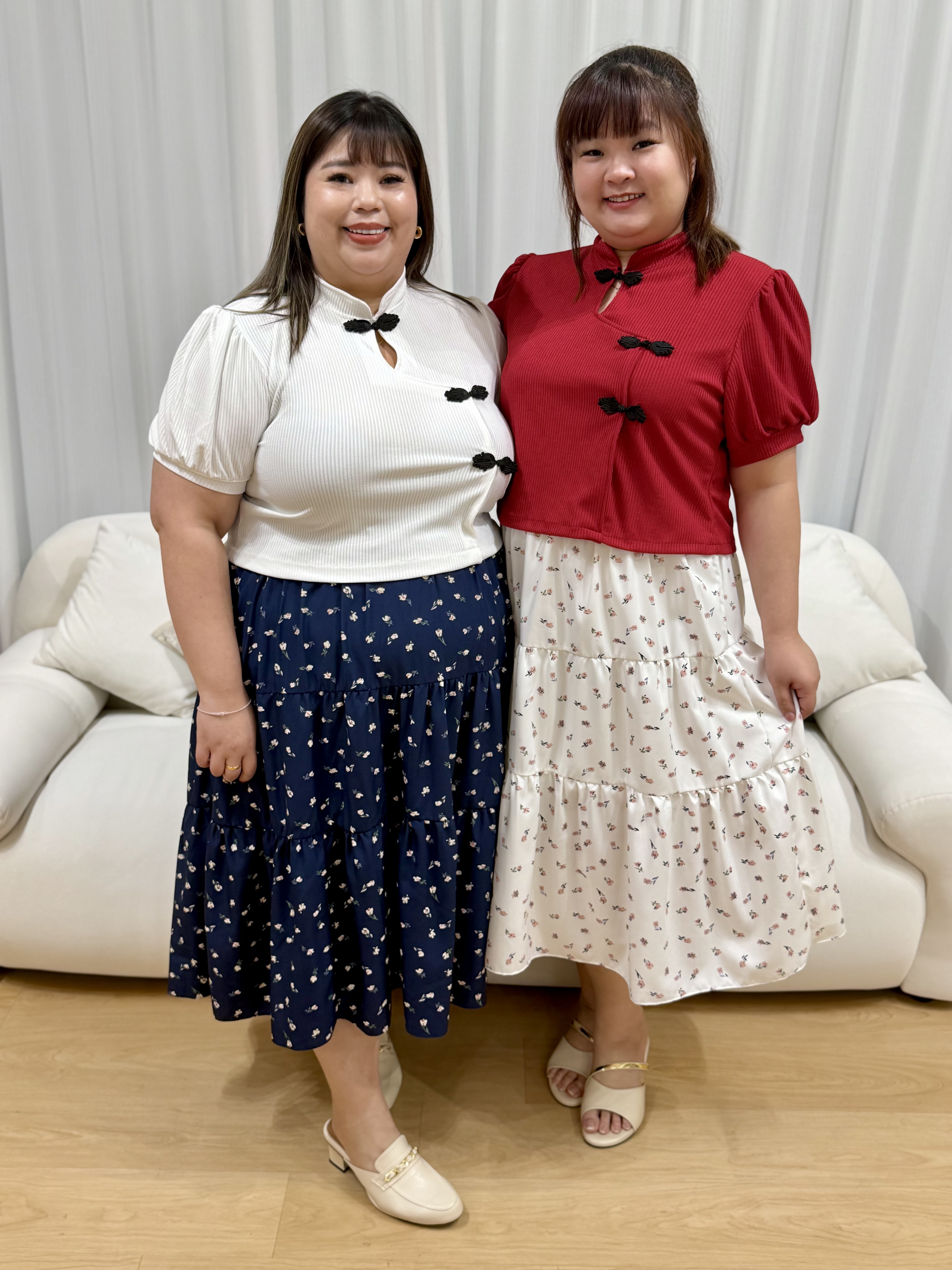 [RESTOCKED]Enya Simple Qipao Top | Plus Size Top