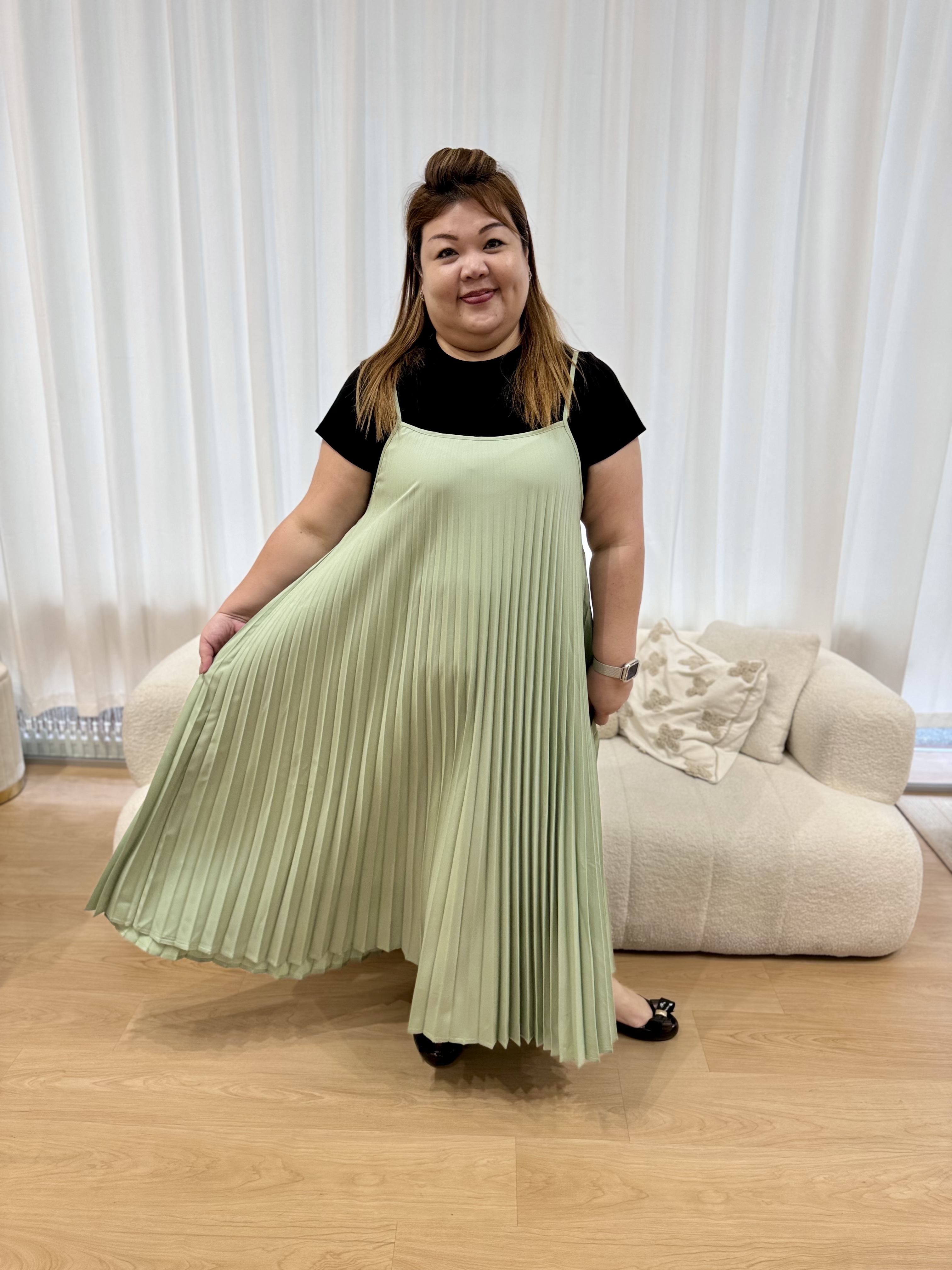 Jacinta Pleated Dress | Plus Size Dress