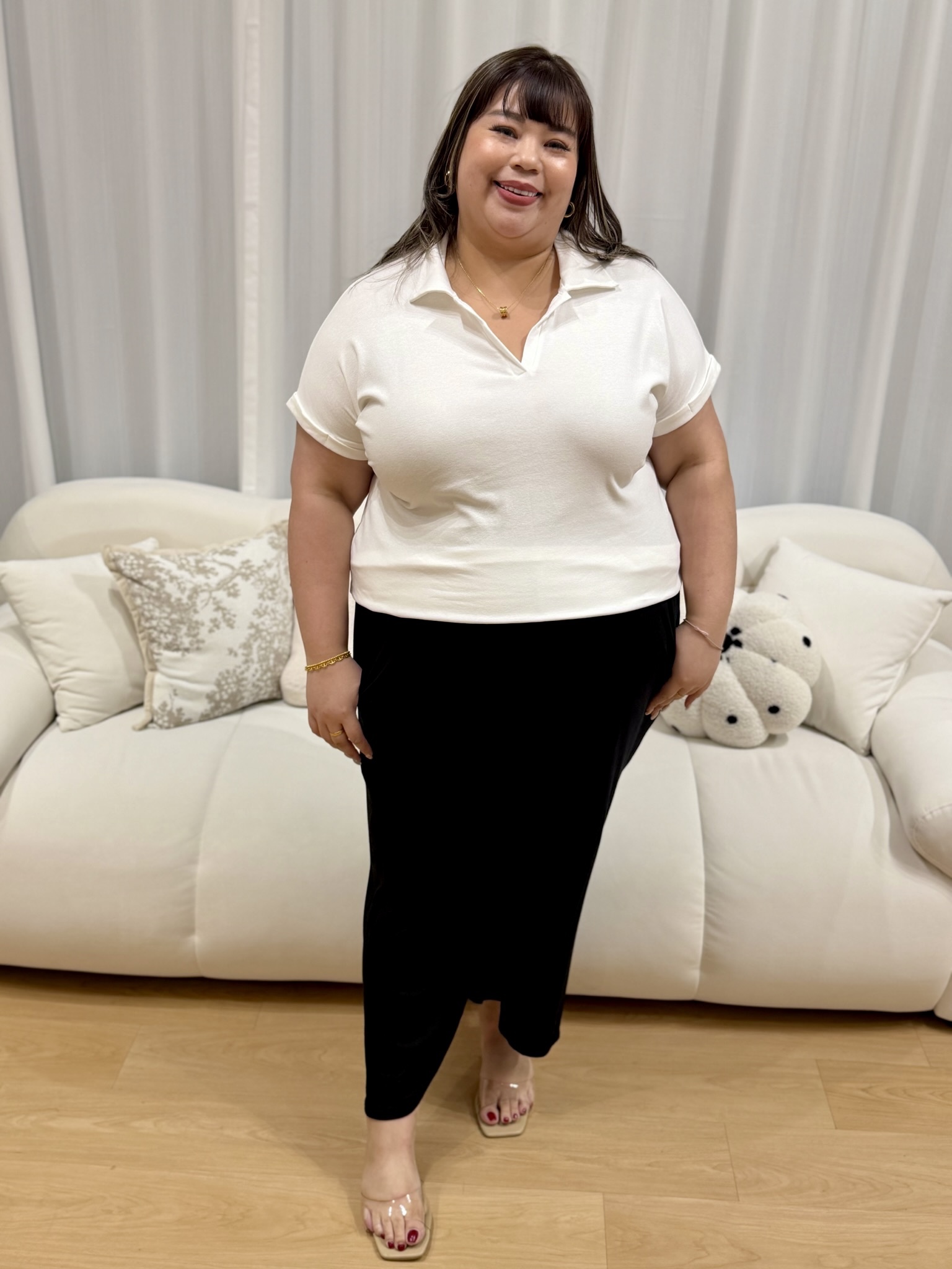 Rina Collar Top | Plus Size Top