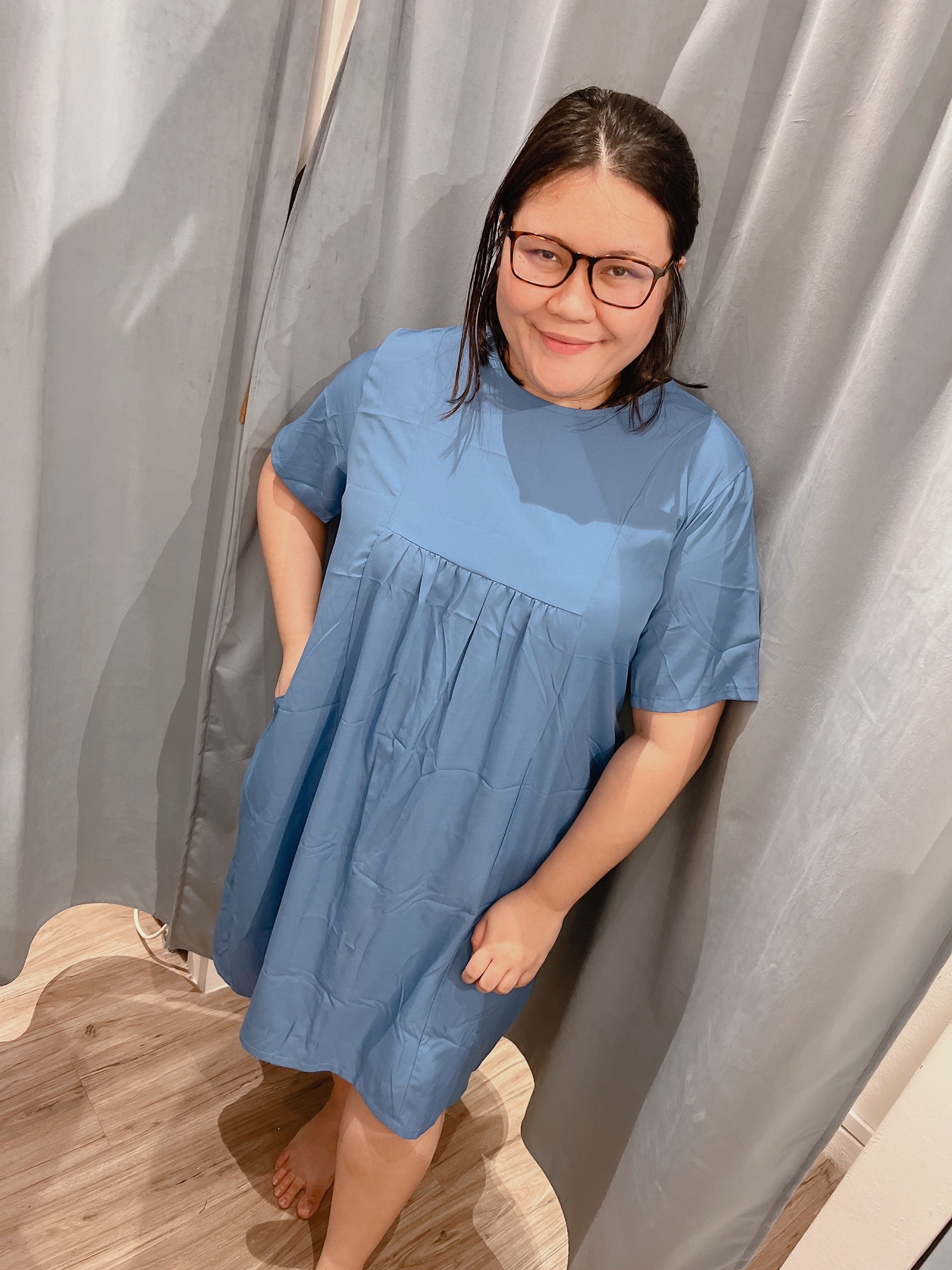 Bella Blue Shift Dress | Plus Size Dress