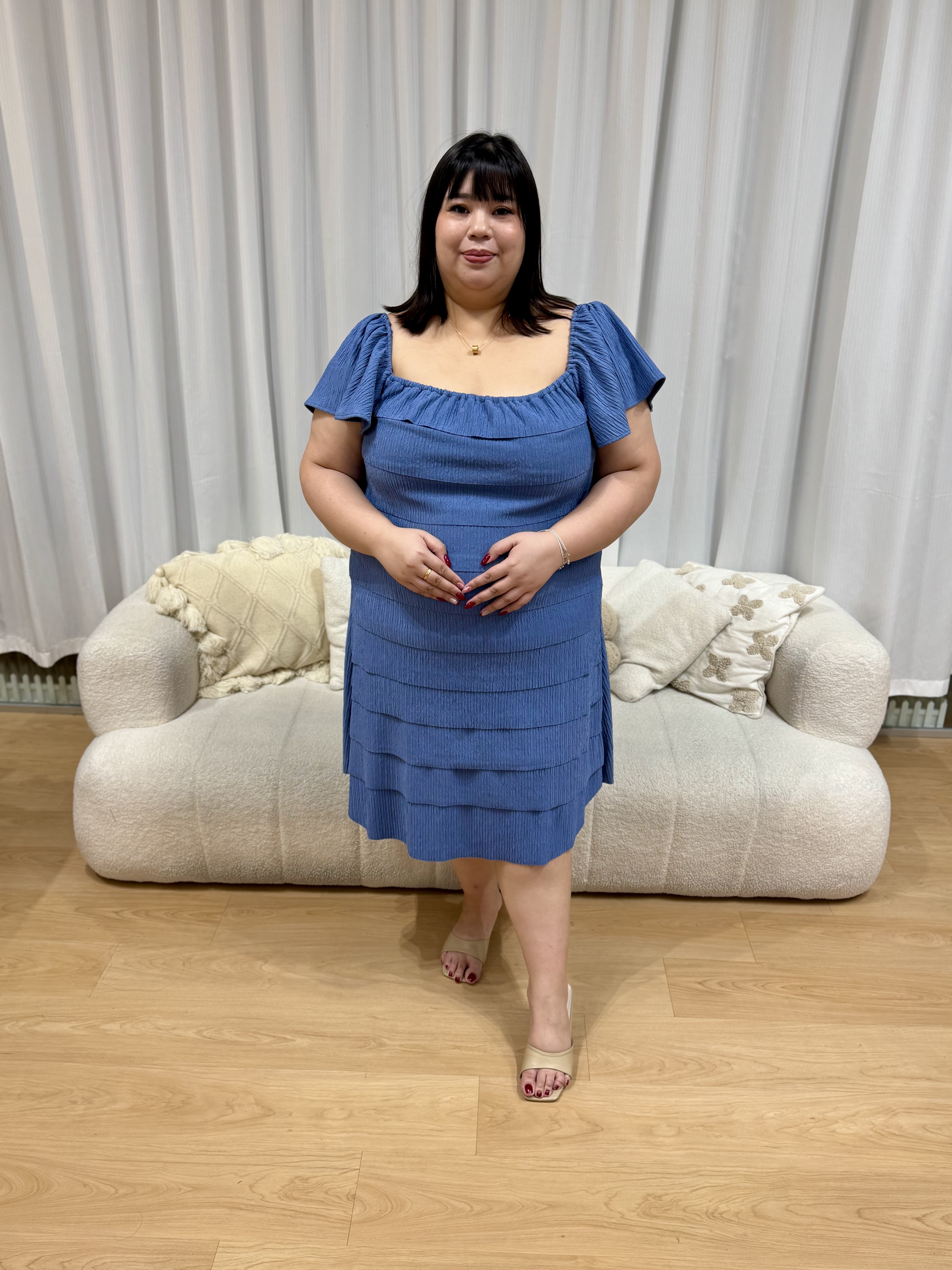 Daphne Softie Tier Dress | Plus Size Dress