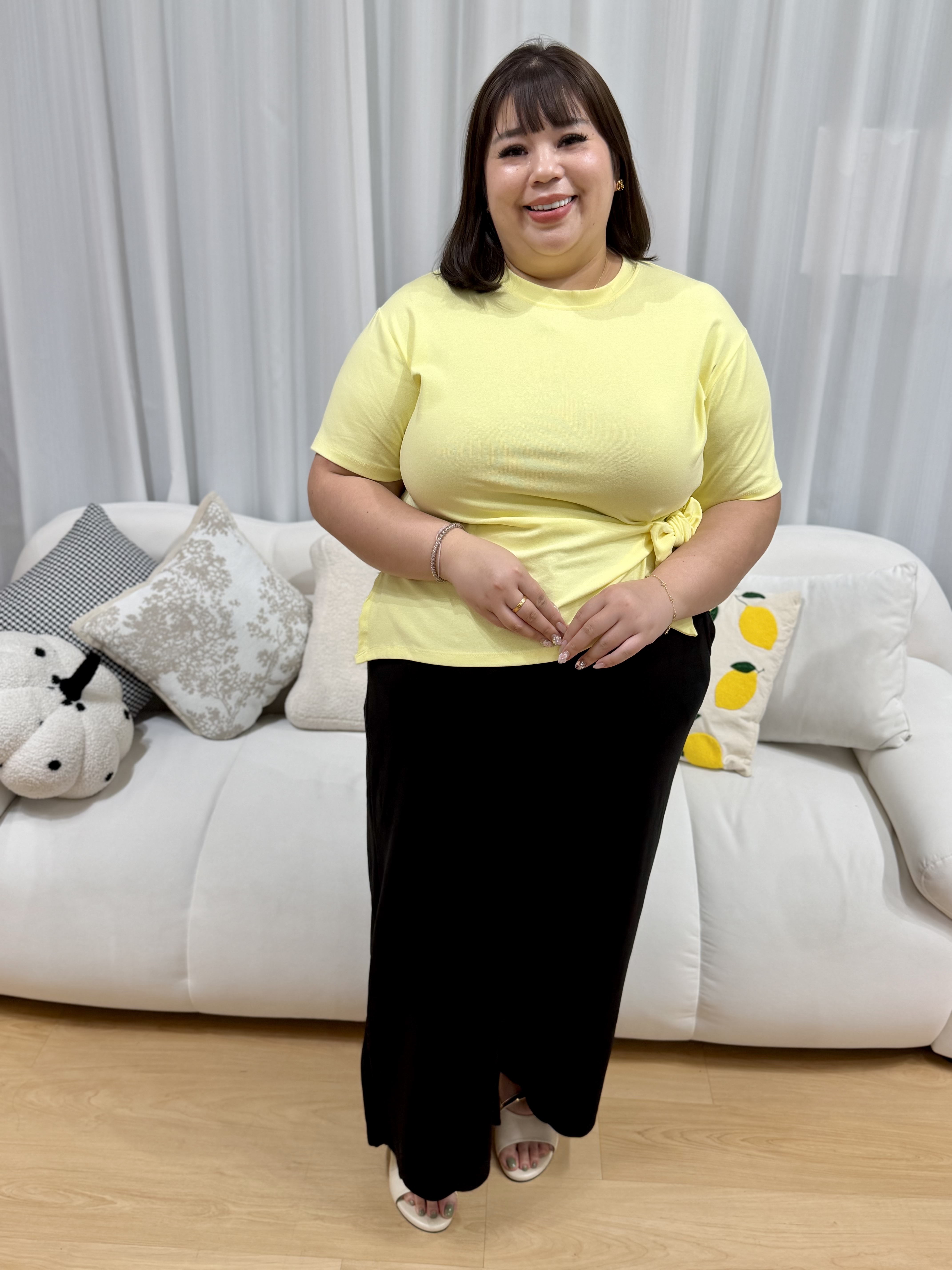 Love+ Zica Scallop AC Pants #2250 | Plus Size Pants