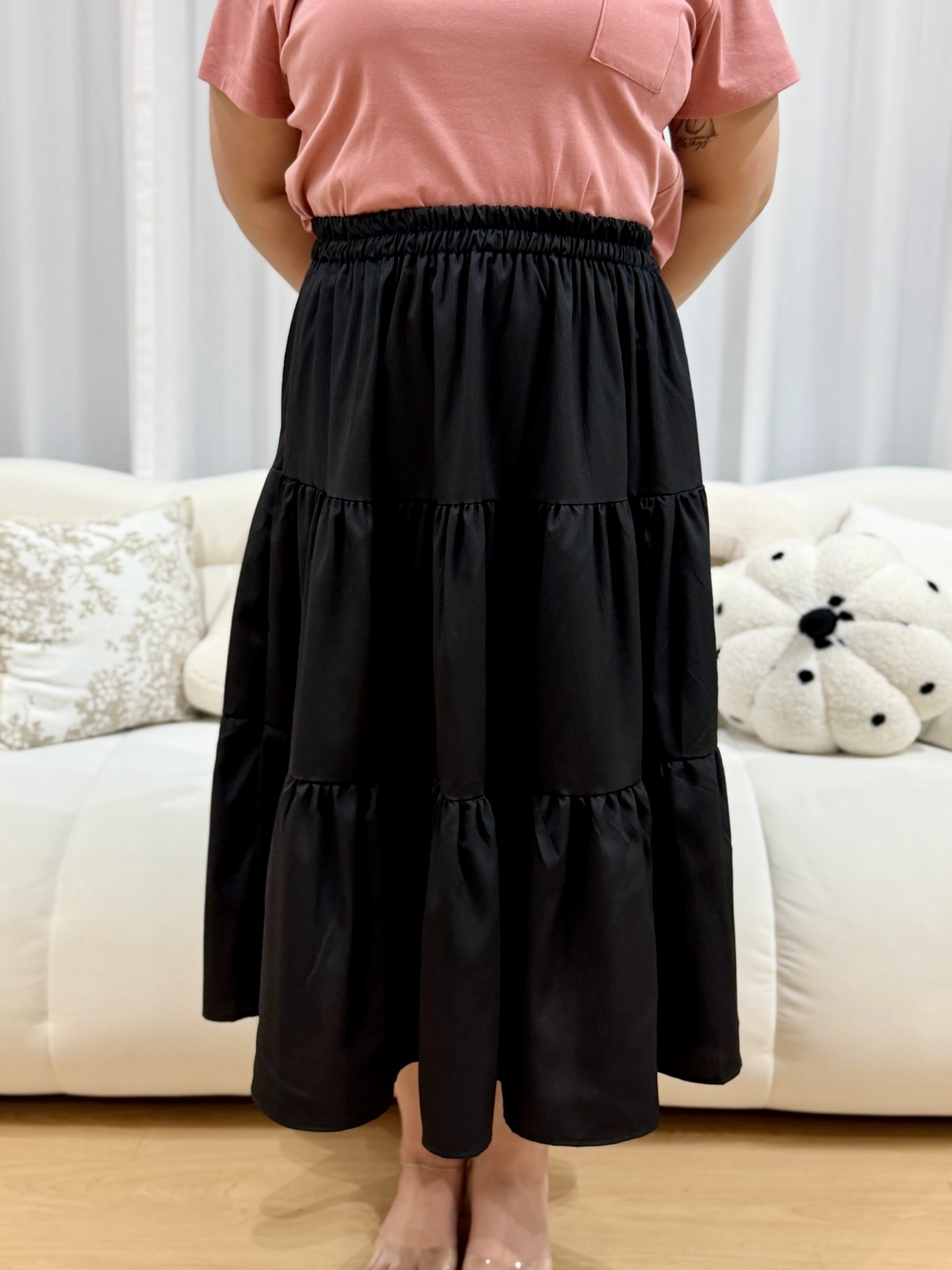 Trinity Tier Skirt | Plus Size Skirt
