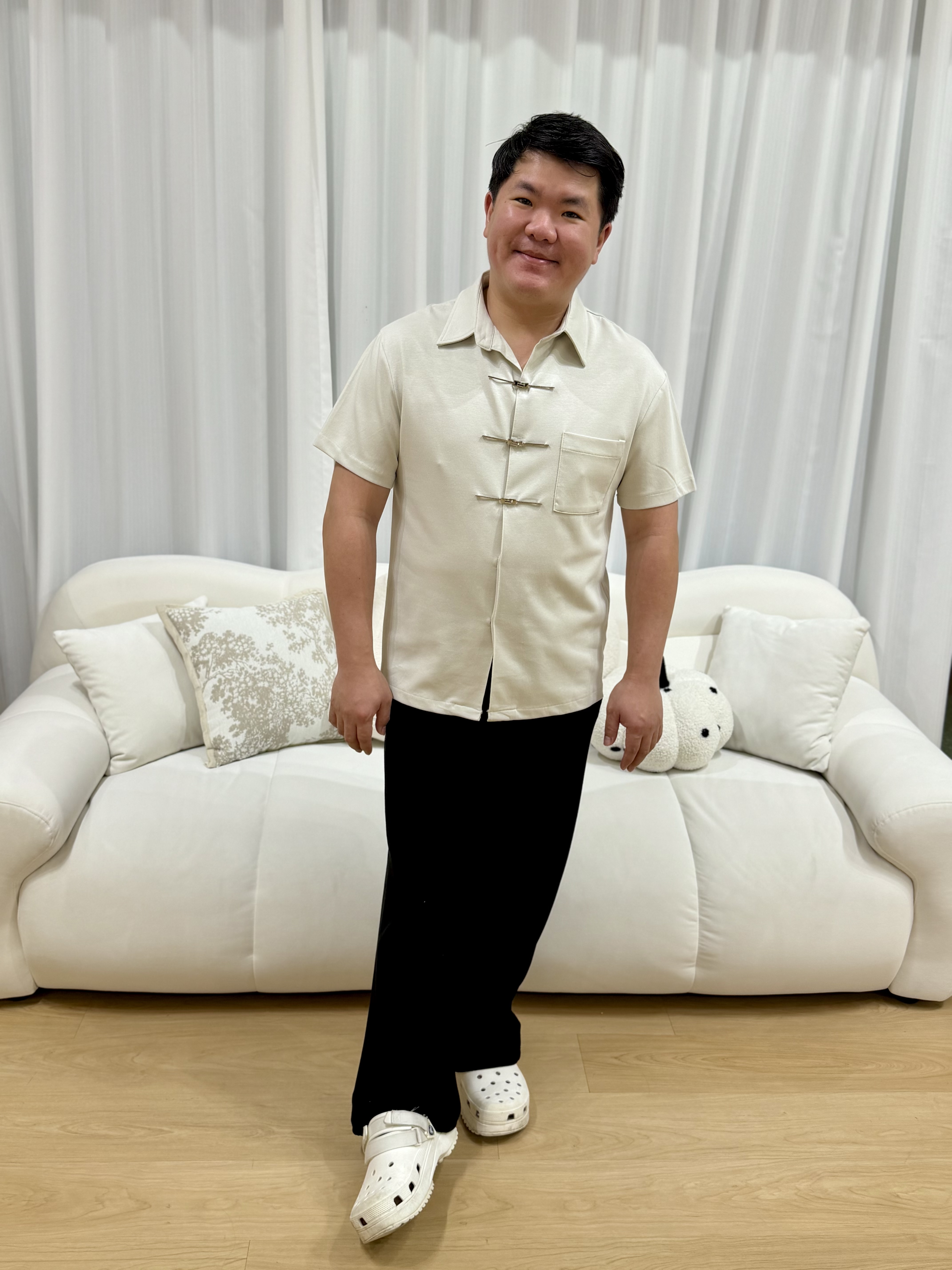 鑫旺 Mens Qipao Top | Plus Size Mens