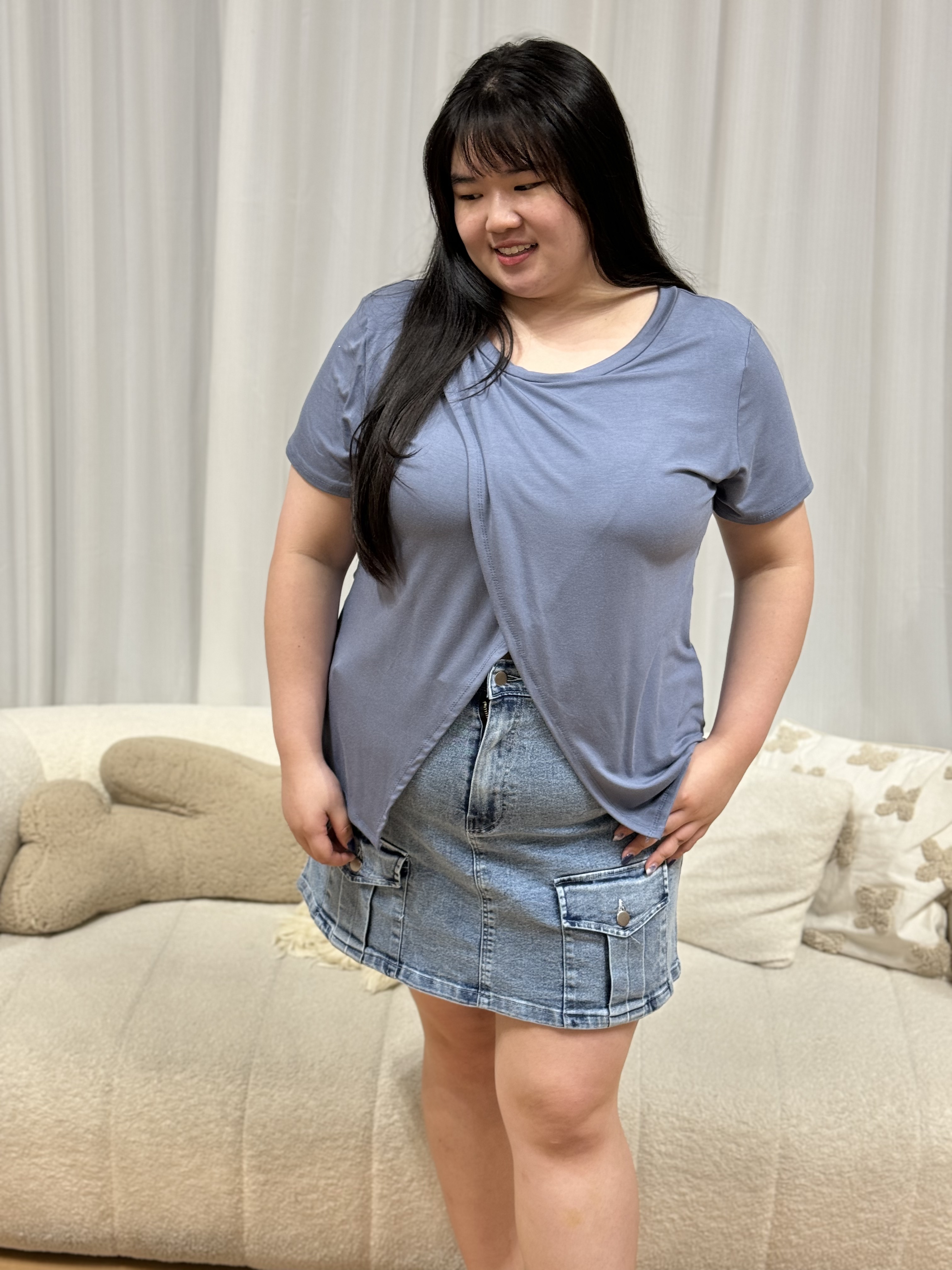 Modal Mella Cotton Top #M39 | Plus Size Top