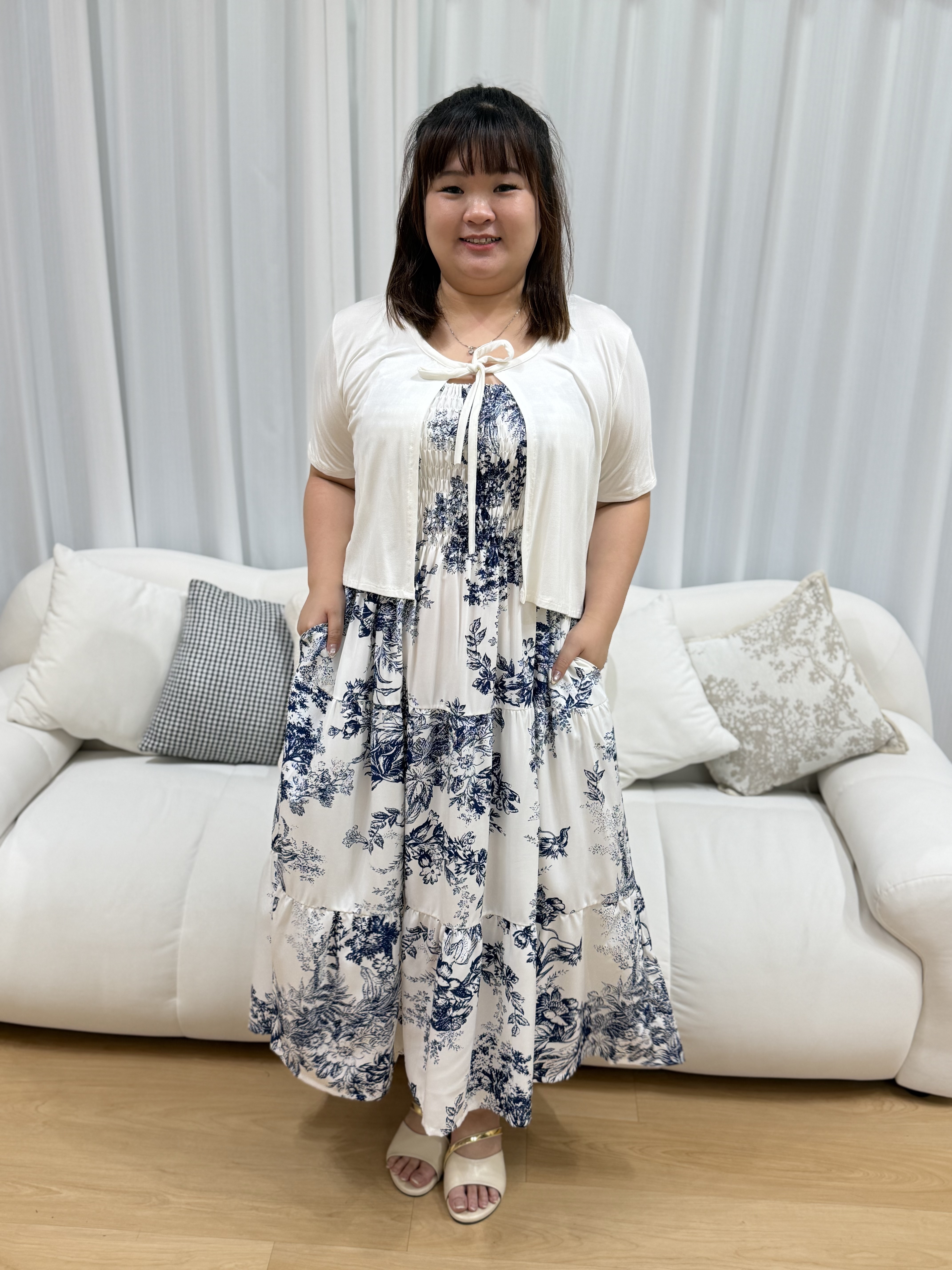 Classic Chloe Floral Dress | Plus Size Dress