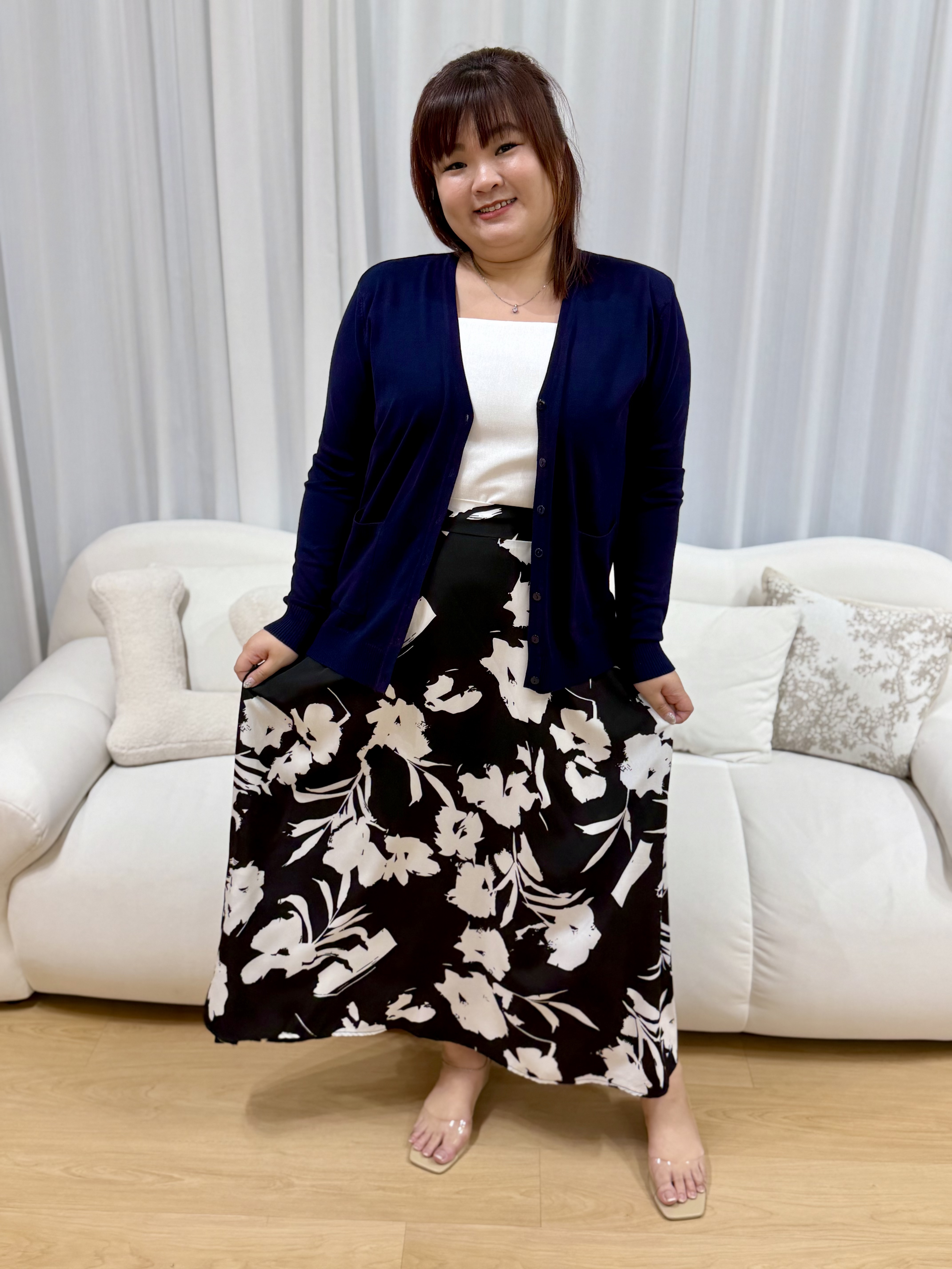 Abstract Tansy Maxi Skirt | Plus Size Skirt