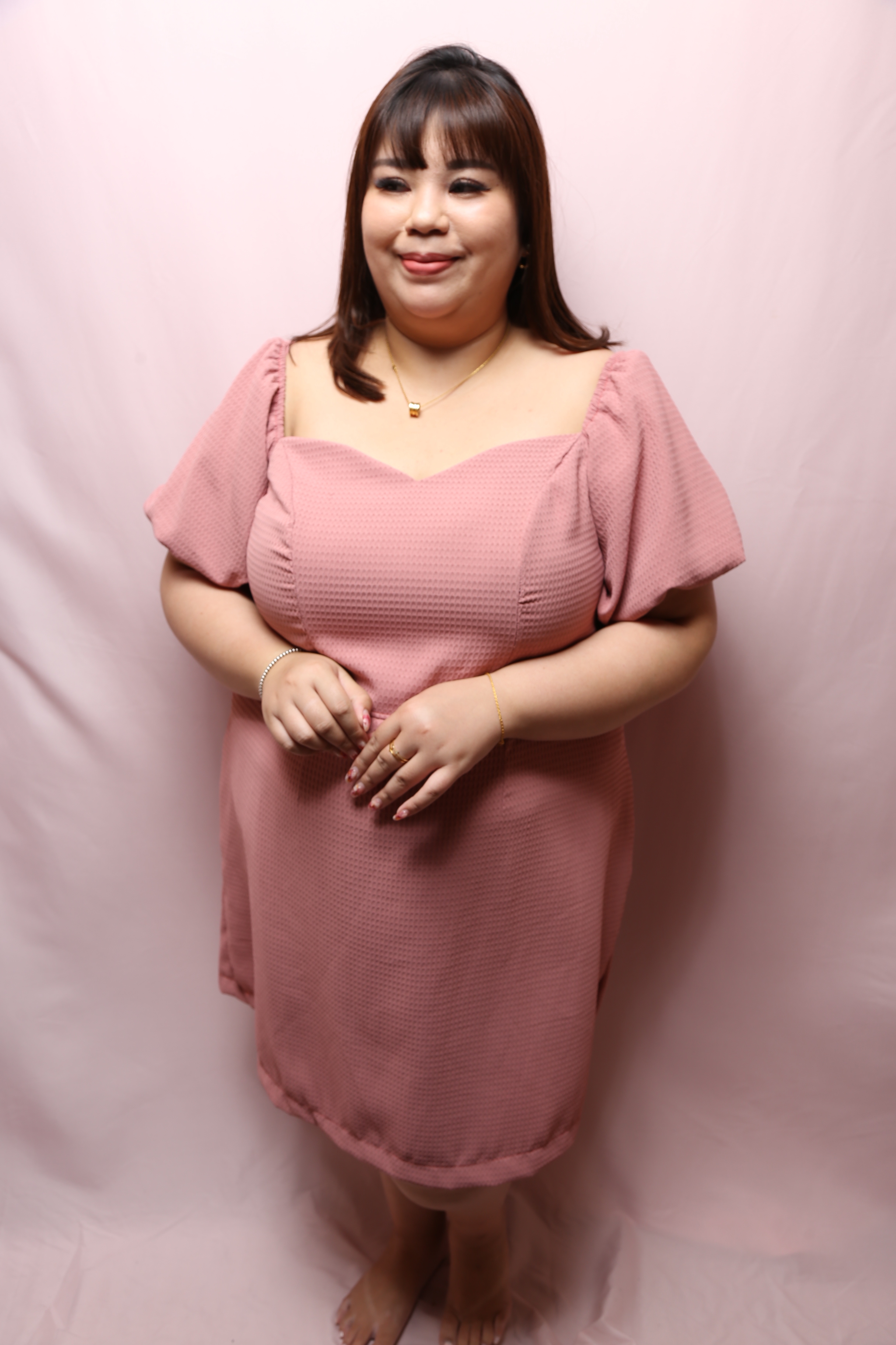 Love+ OSFA Bubble Waffle Dress | Plus Size Dress