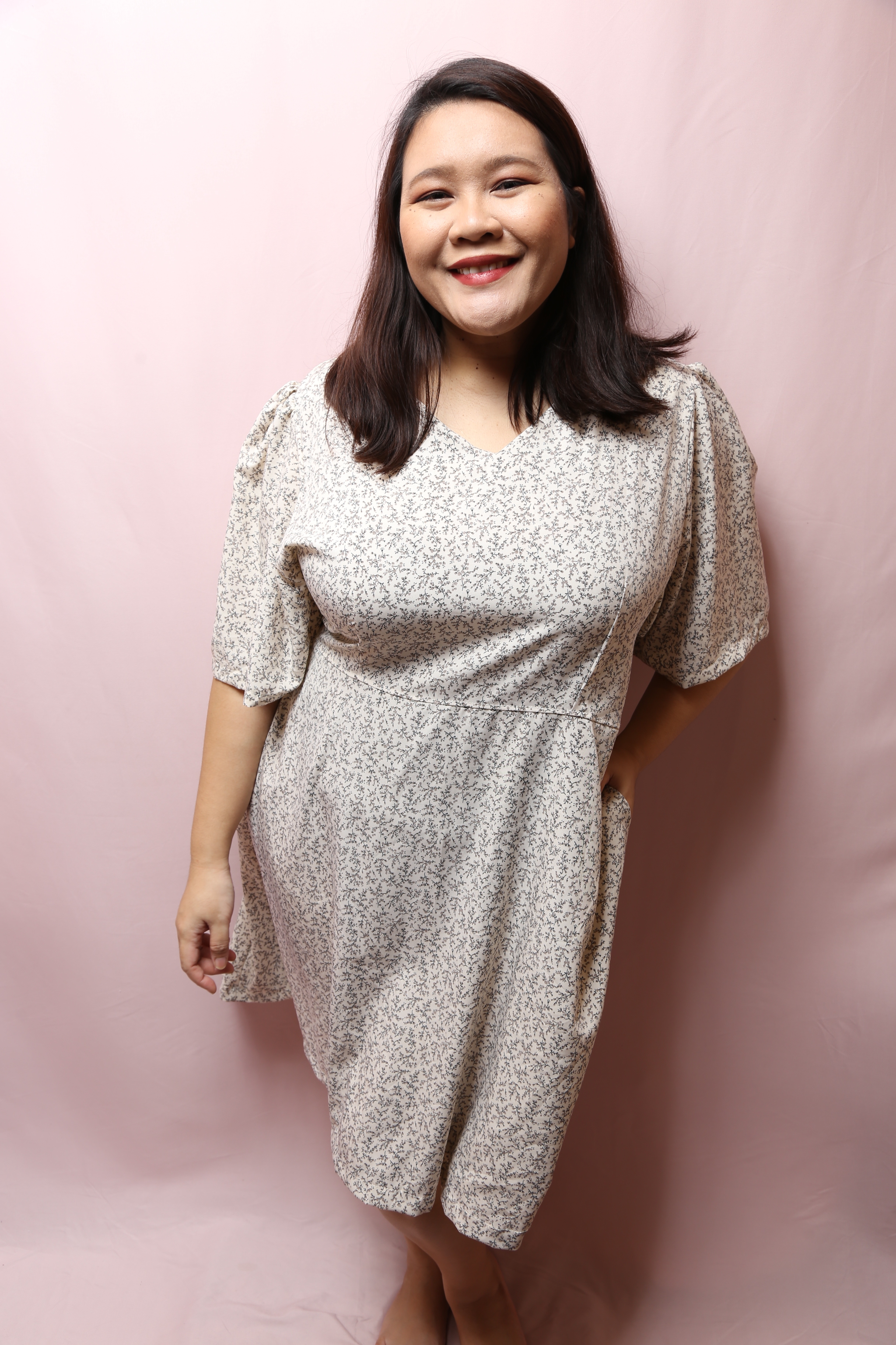 Love+ OSFA Casey Blossom Dress | Plus size dress