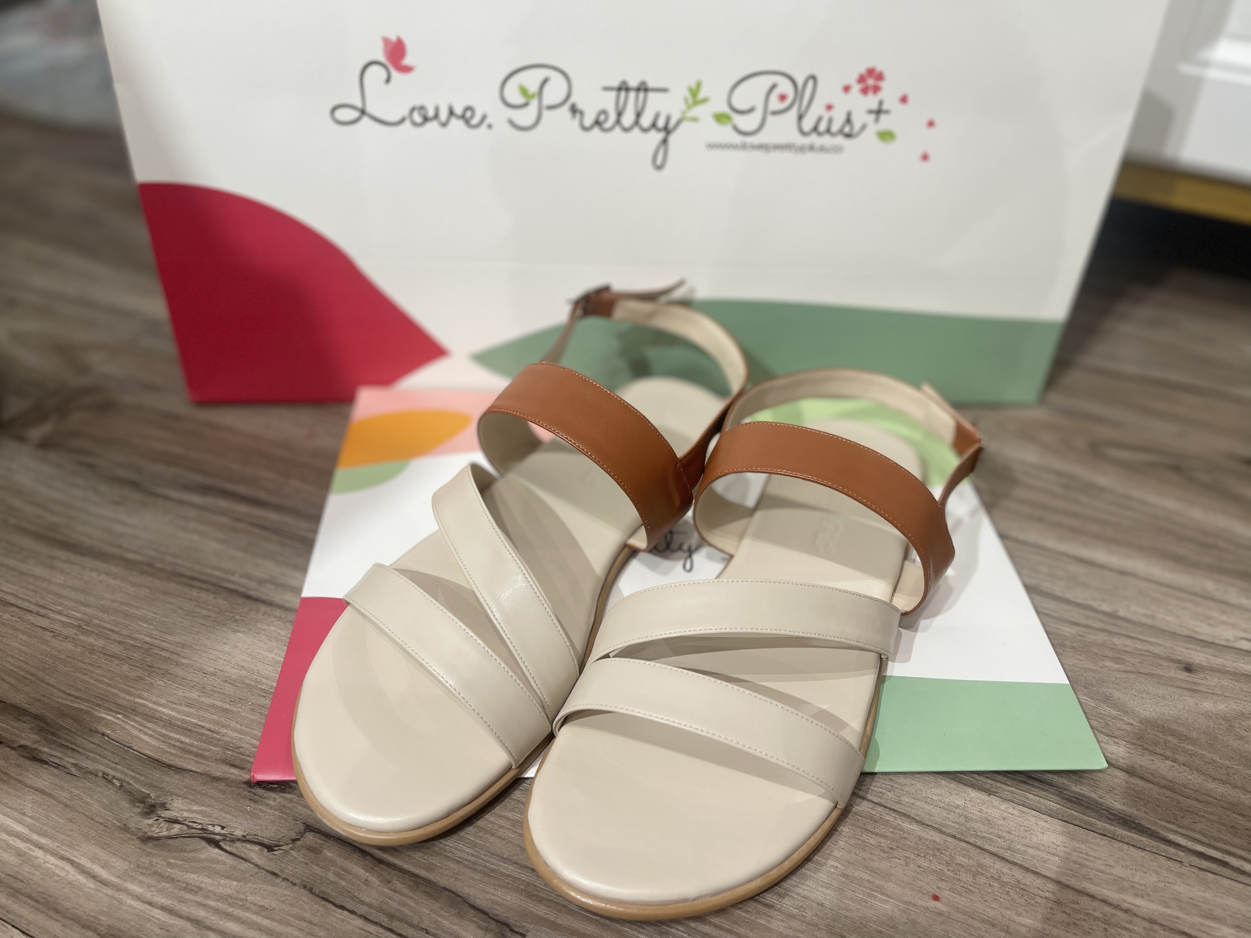 Love+ Diana Brown Sandals  |2203| Plus Size Shoes