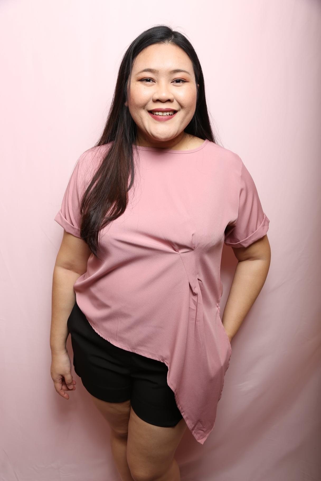 Samantha Pink S Top| Plus Size Top