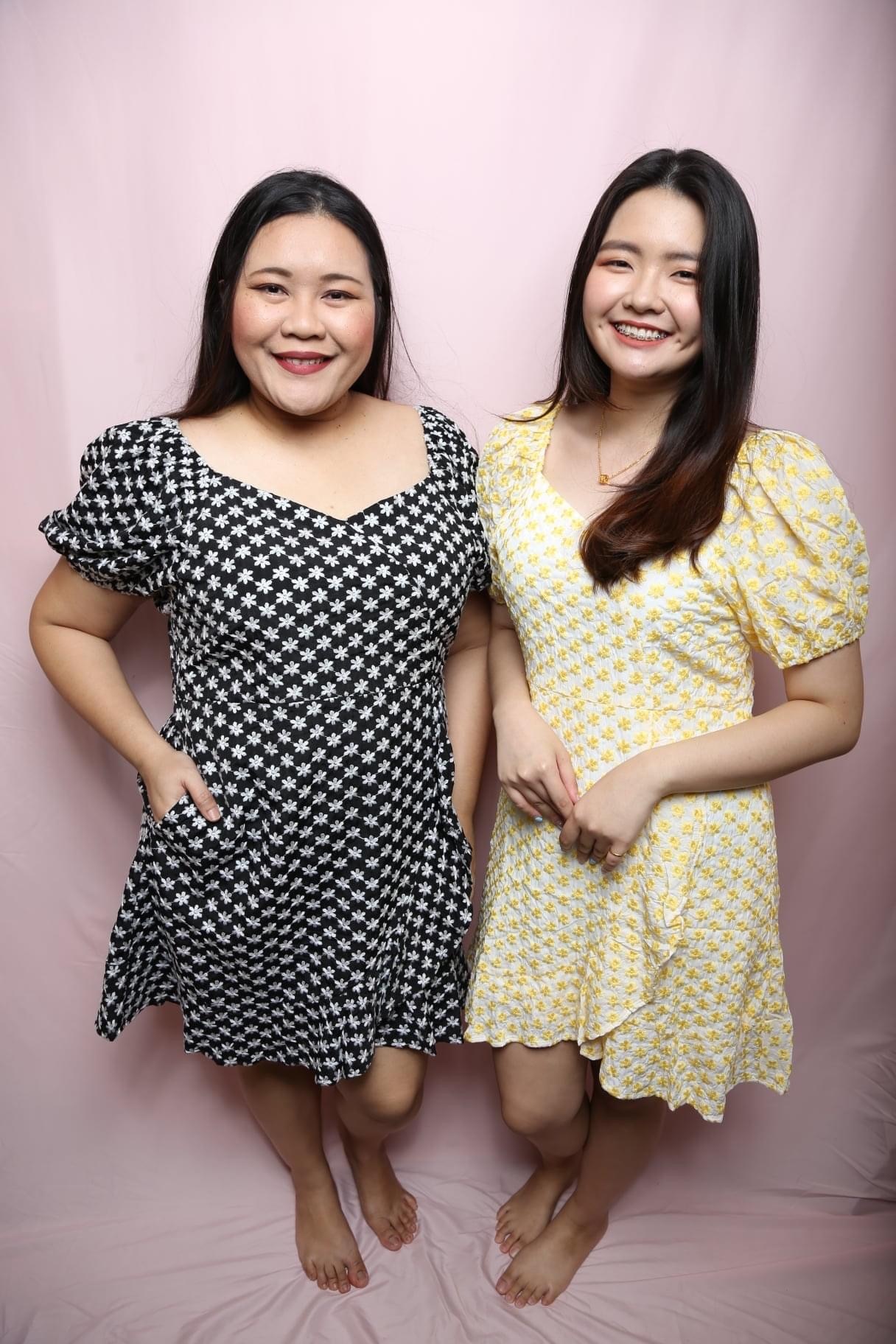 Love+ Avery Yellow 3D Dress | Plus Size Dress Singapore