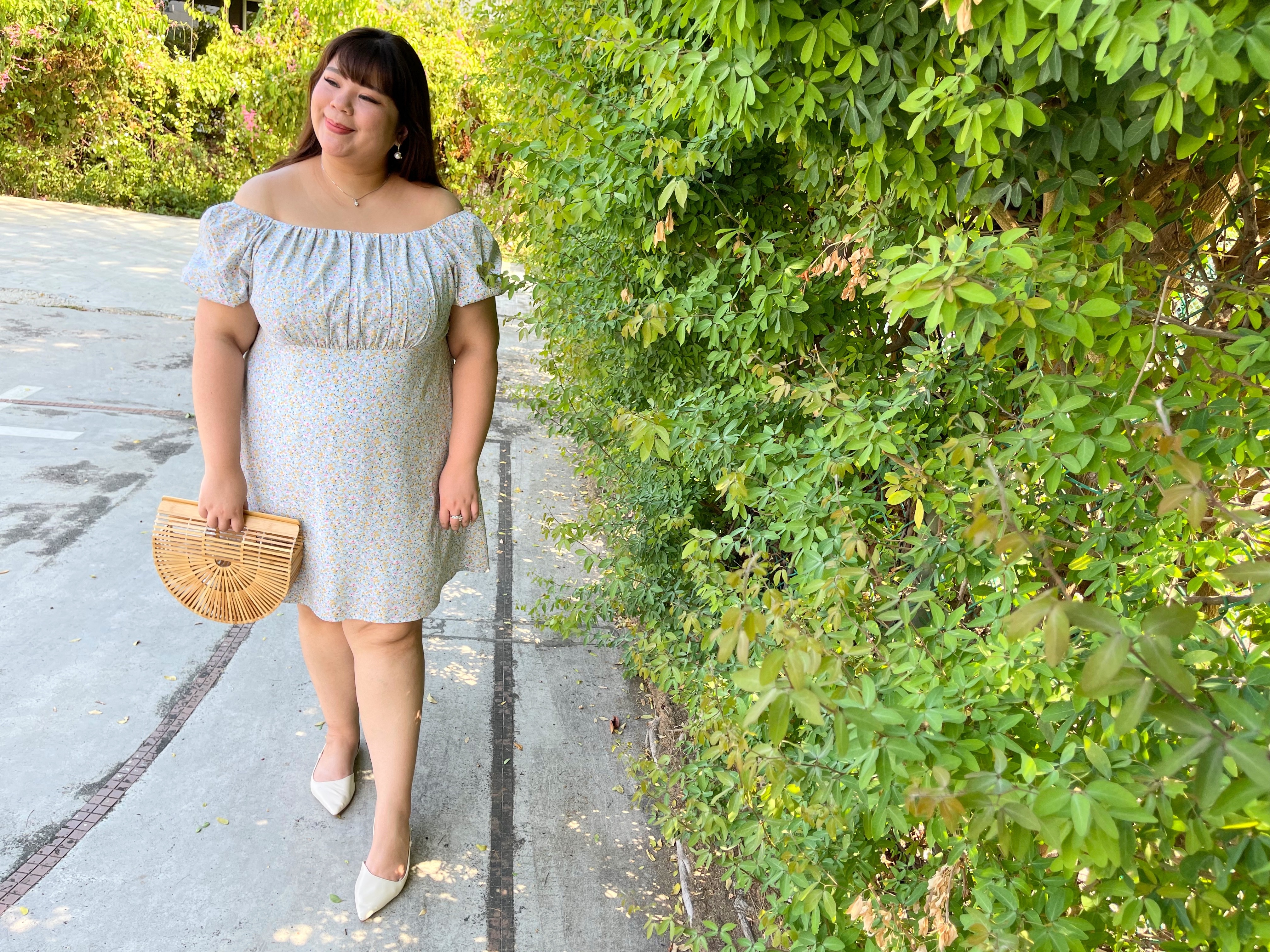 Love+ Kylie Blue Smock Dress | Plus Size Dress Singapore