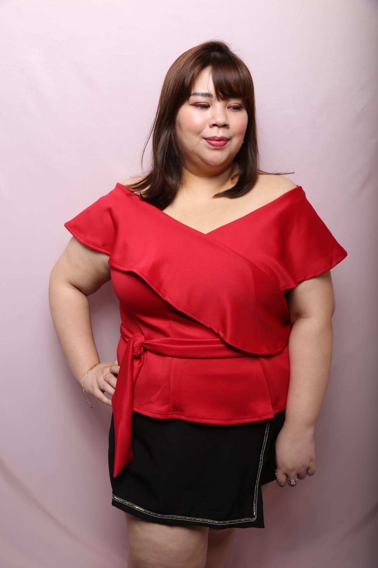 Love+ Red Hana Top |Plus Size Top