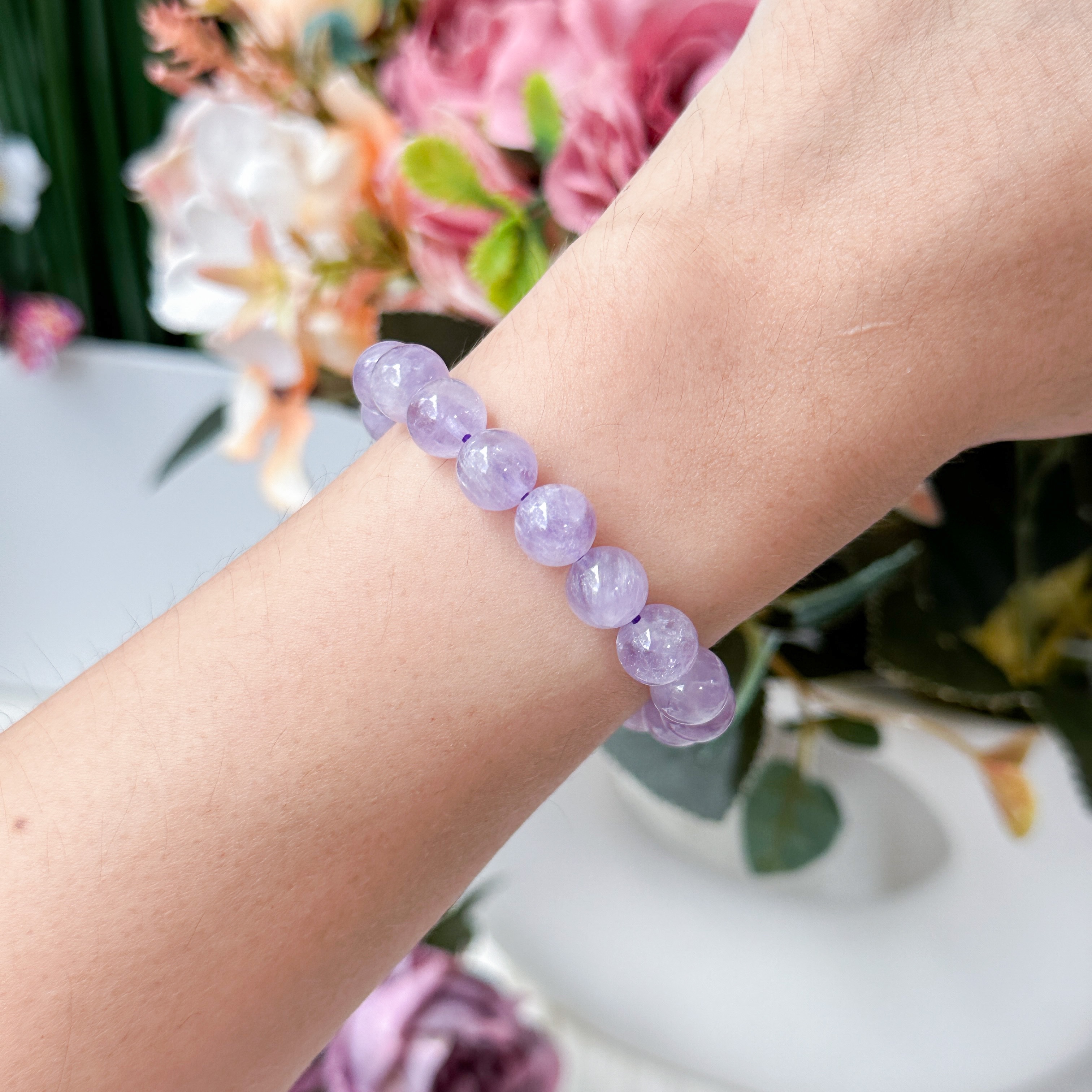 Lavender Amethyst 8mm Bracelet