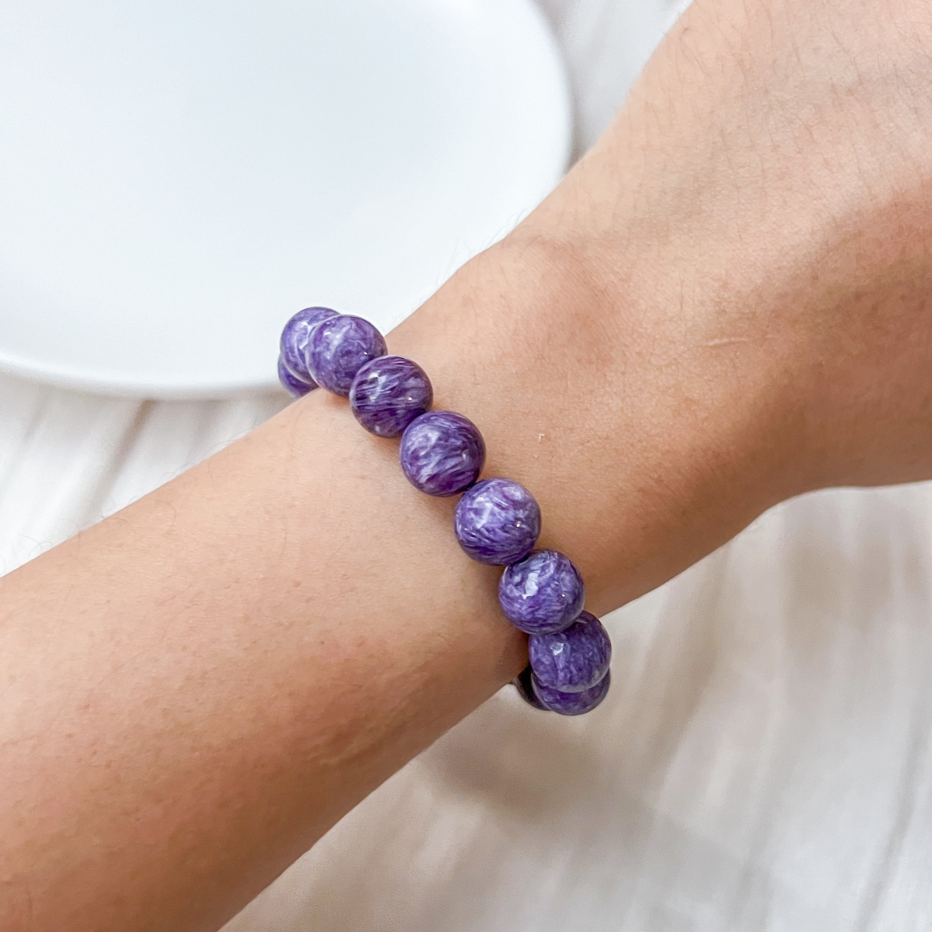 Charoite 8-9mm AAA Bracelet