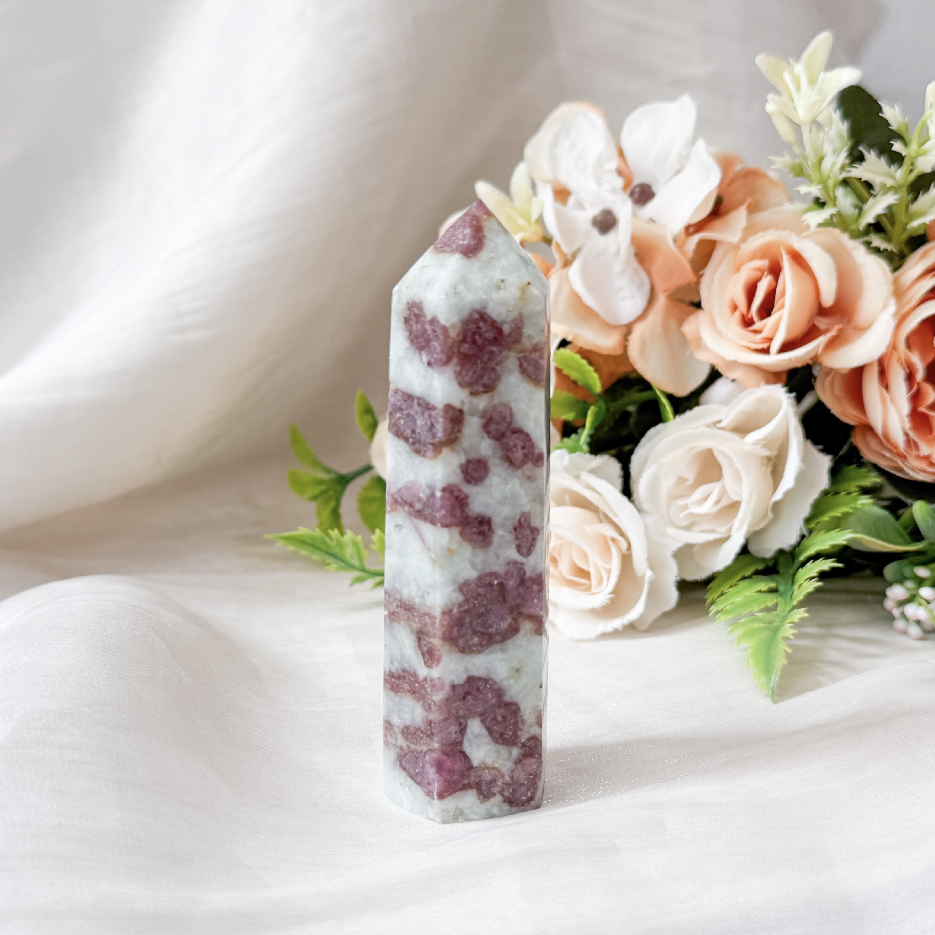 Pink Tourmaline Quartz Pointer
