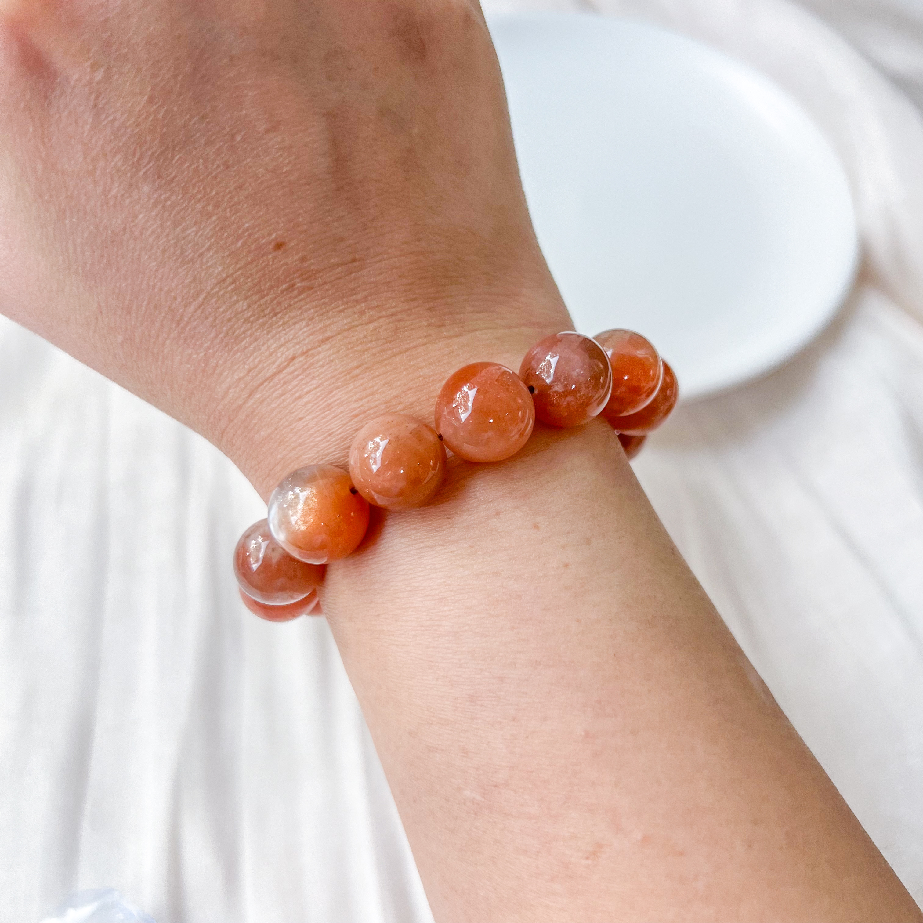 Sunstone 12-13mm AAA Bracelet