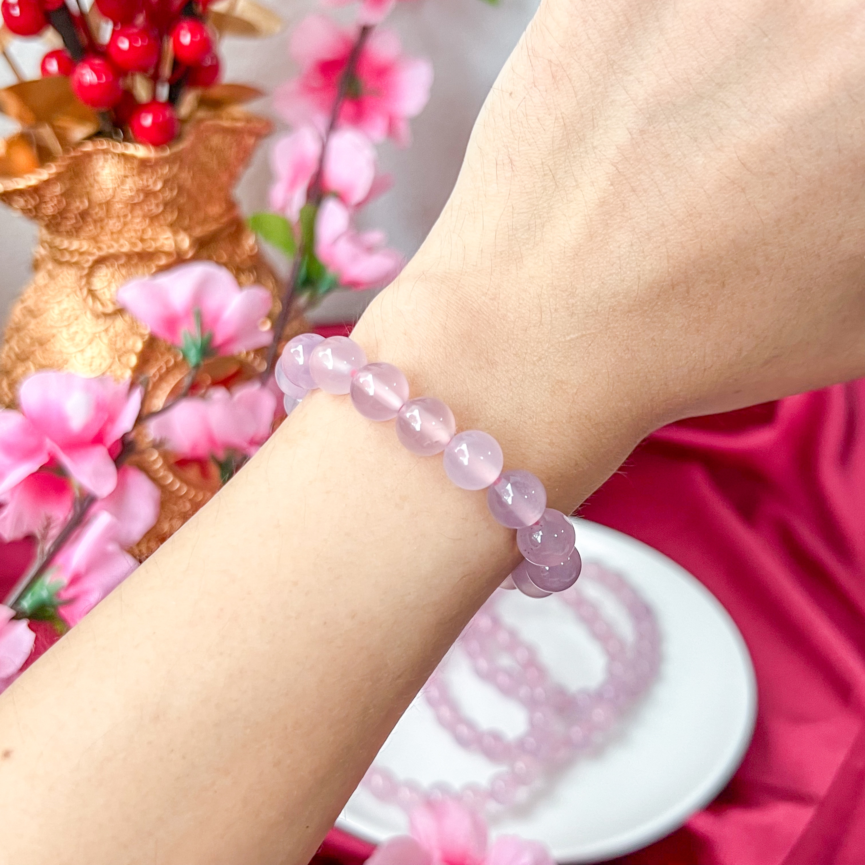 Purple Chalcedony 8mm Bracelet