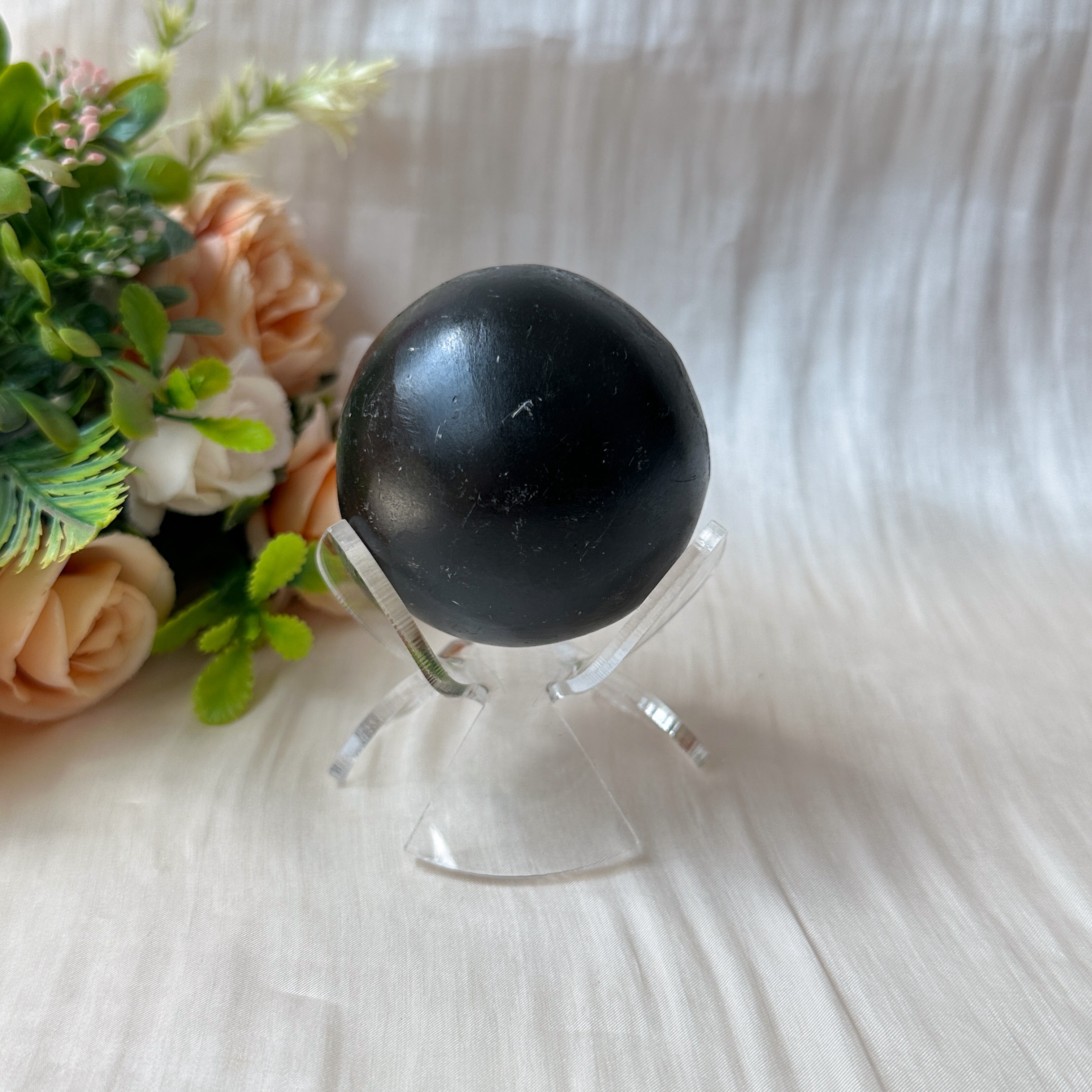 Amethyst Raw Sphere w Sphere Stand