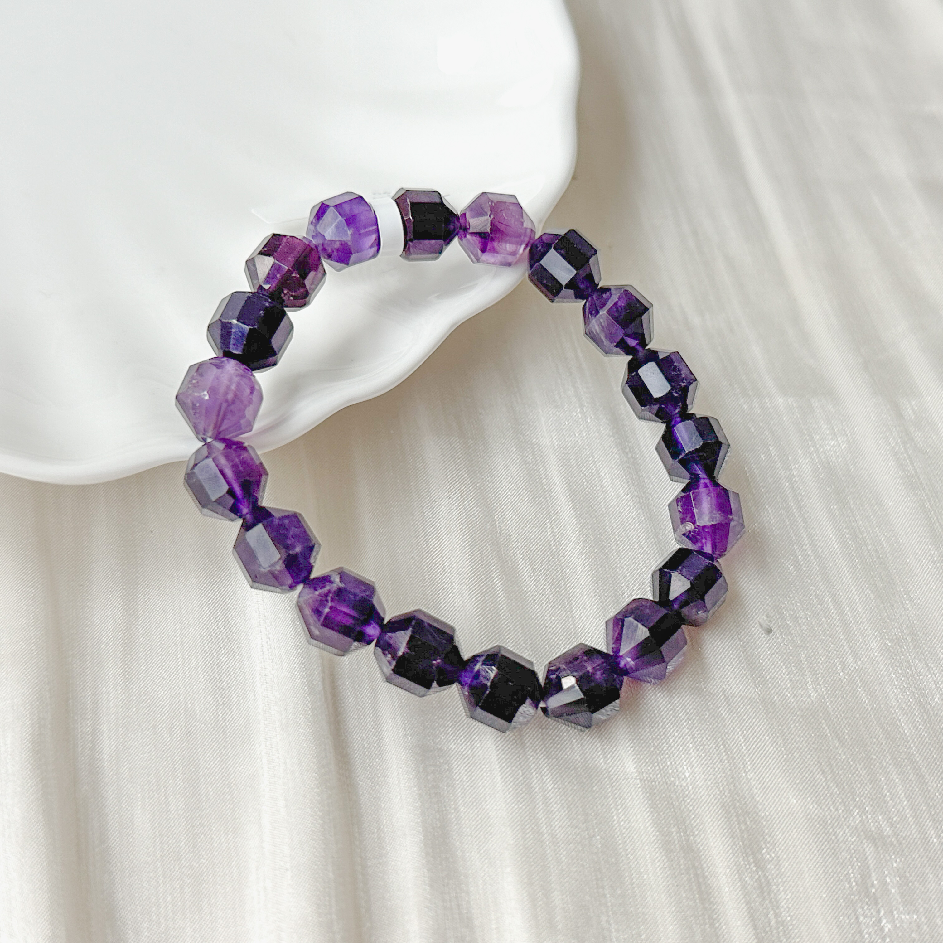Amethyst Geometric Bracelet