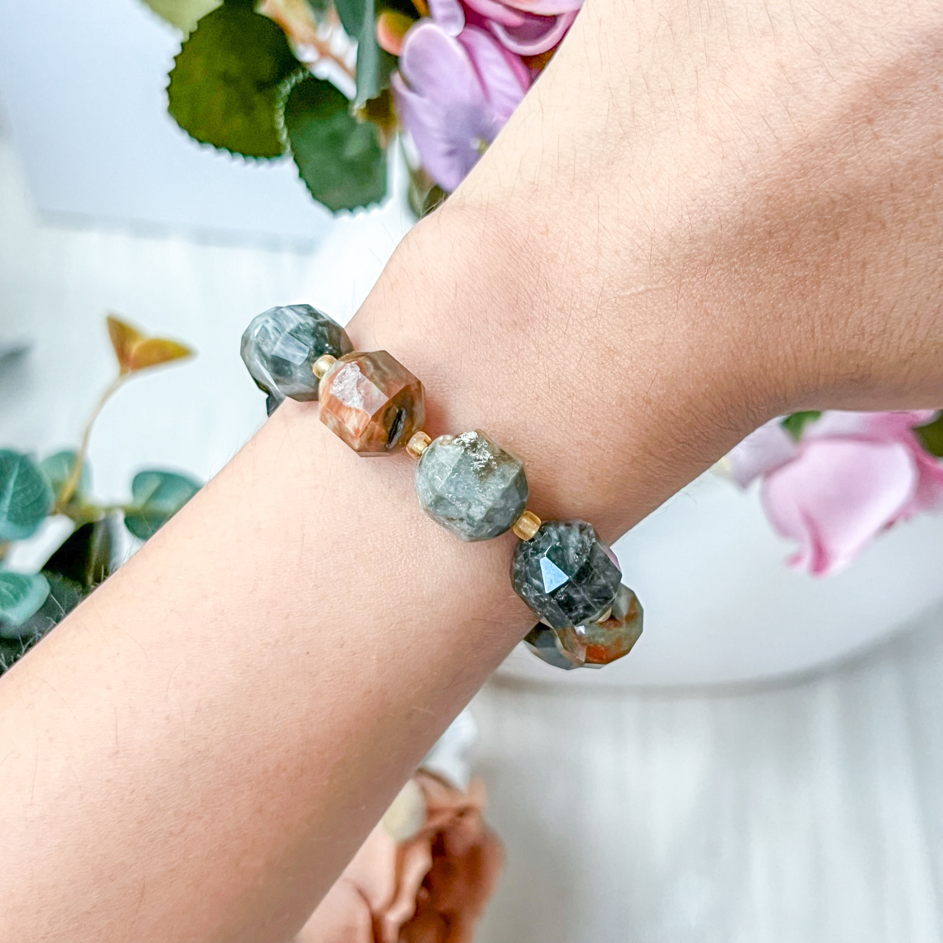 Hawk's Eye Geometric Bracelet