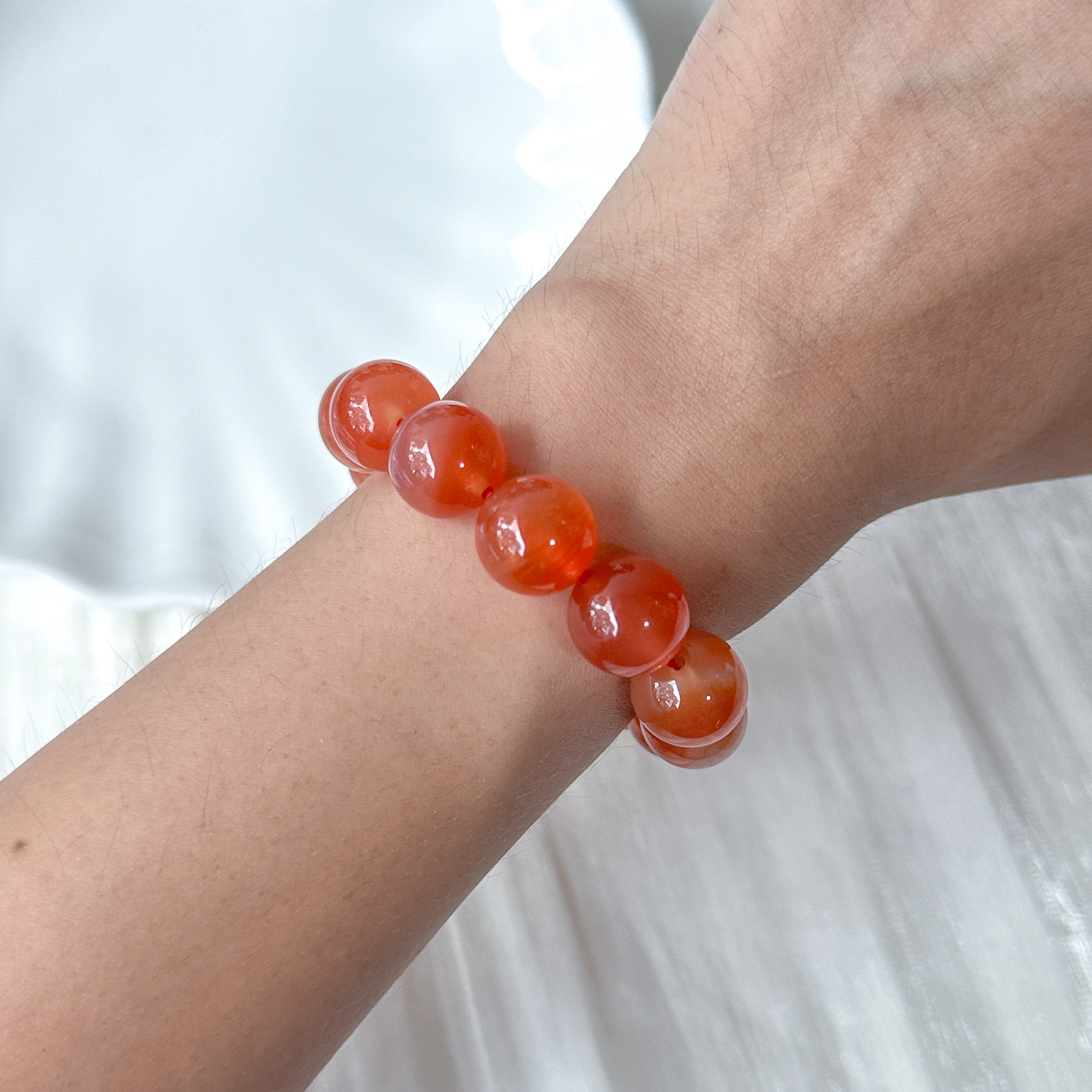 Carnelian 12mm Bracelet