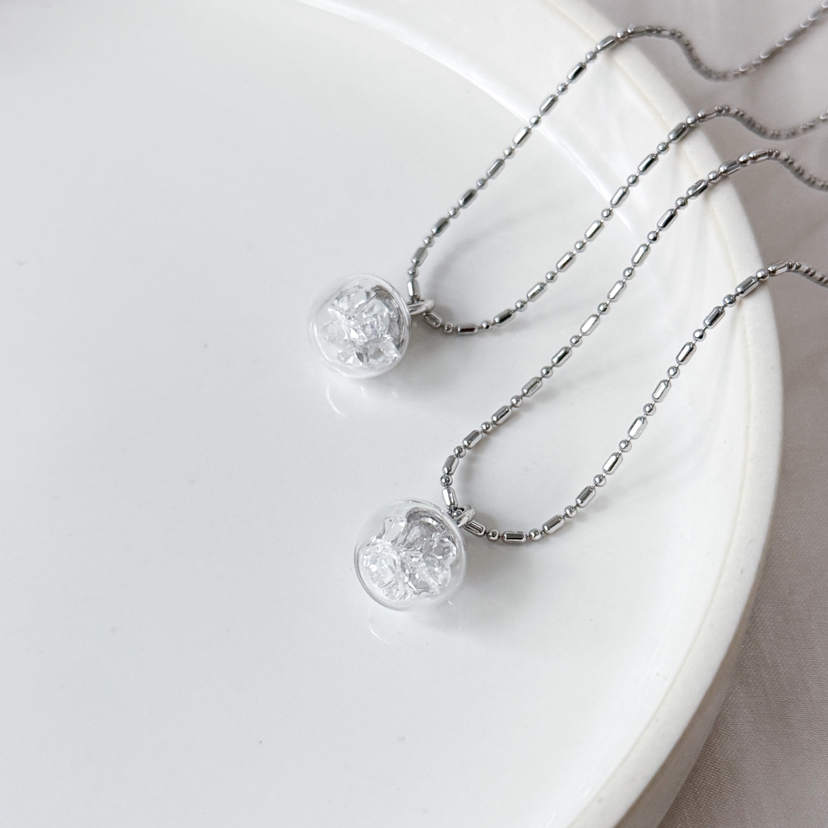 Herkimer Diamond Apple Case Pendant