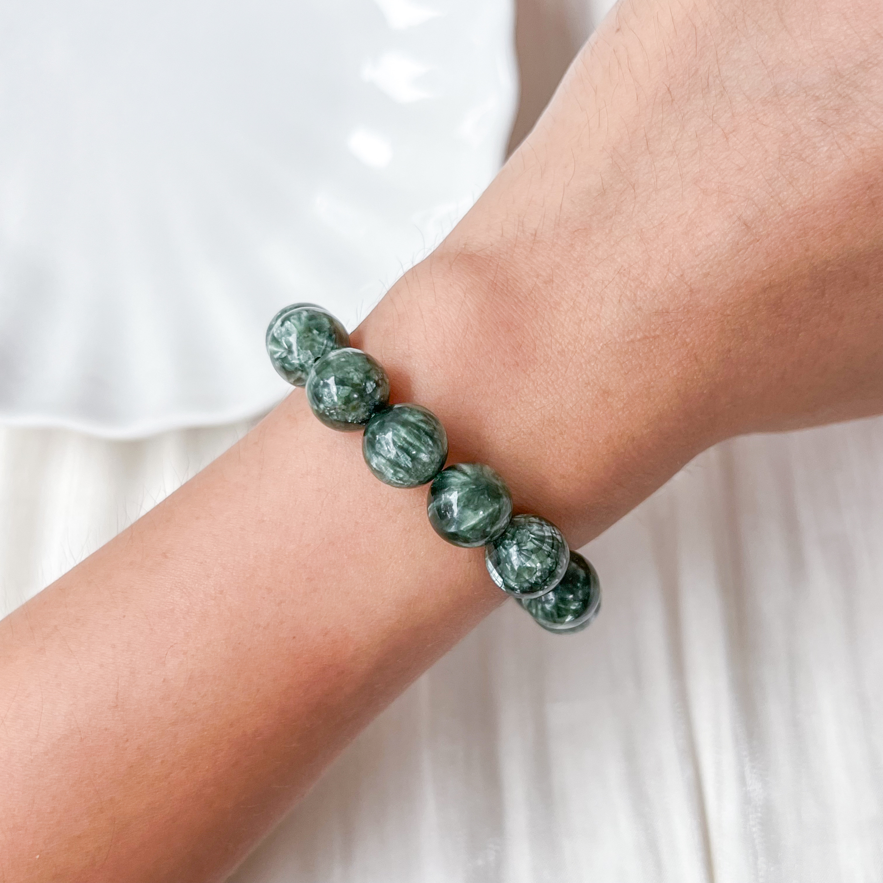 Seraphinite 10-11mm Bracelet