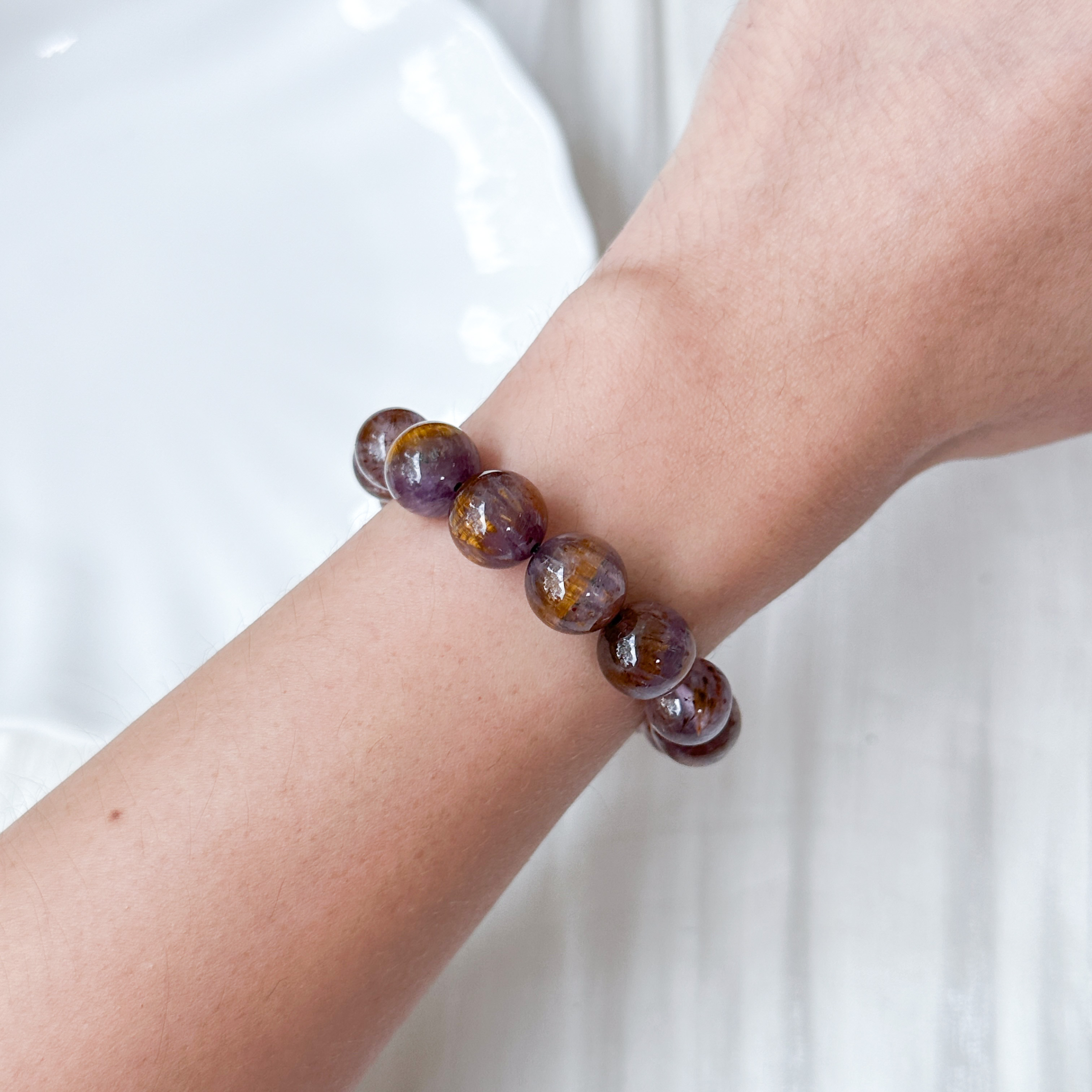 Cacoxenite 11mm AAA+ Bracelet