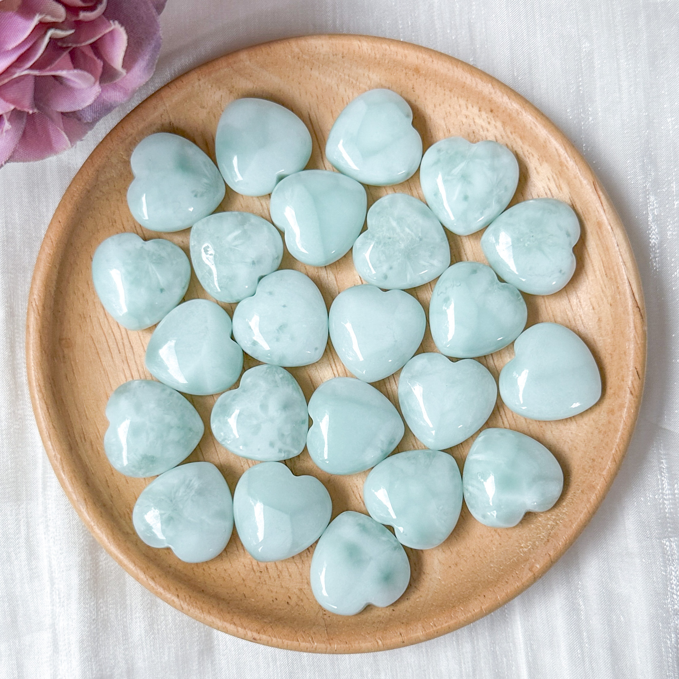 Green Angelite Heart (Mini)