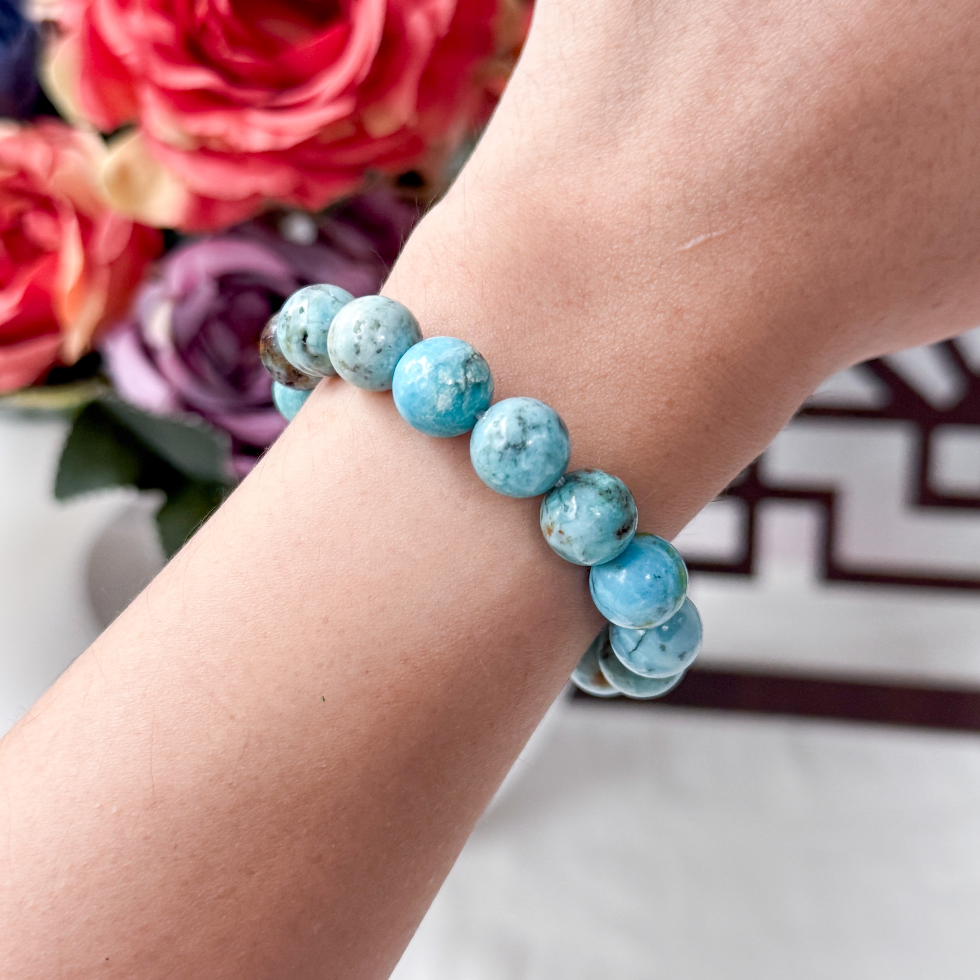 Blue Opal 10mm Bracelet