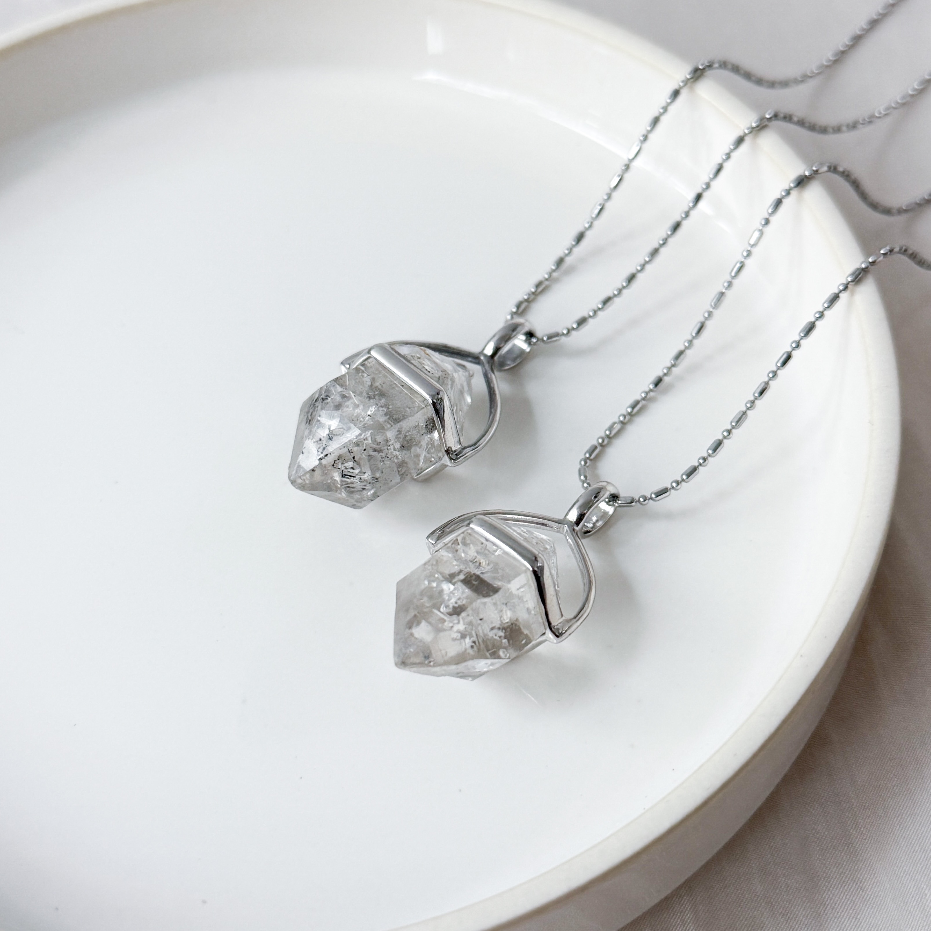 Herkimer Diamond Raw (L) Pendant
