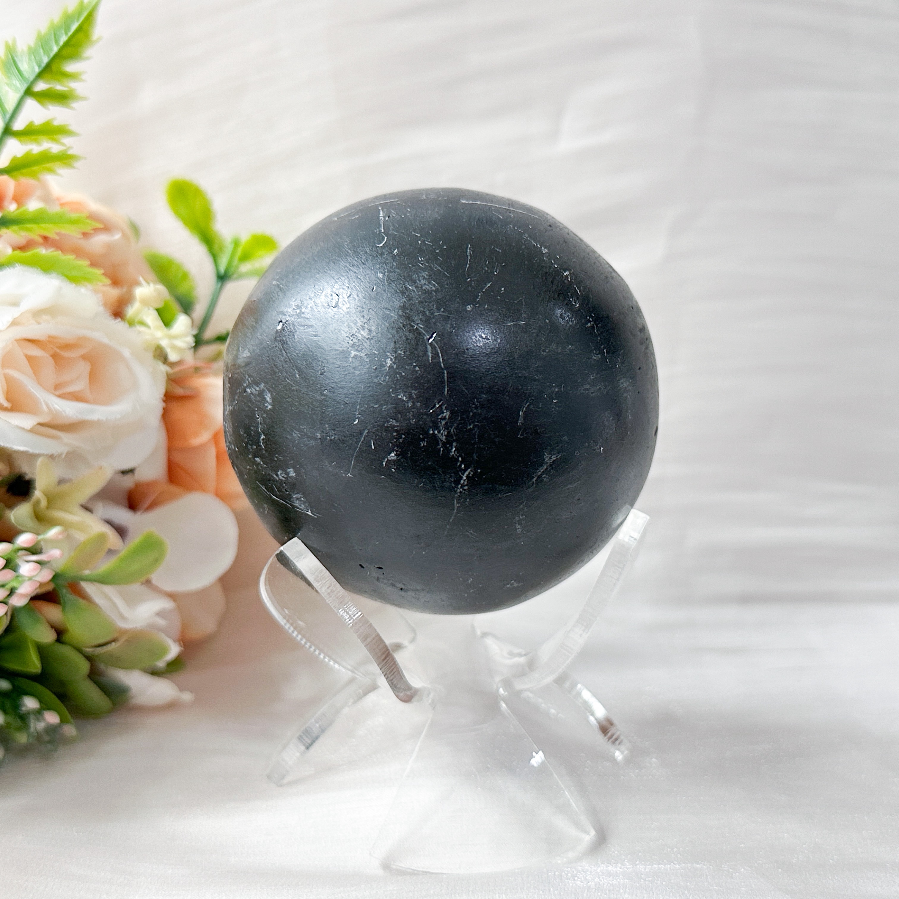 Amethyst Raw Sphere w Sphere Stand