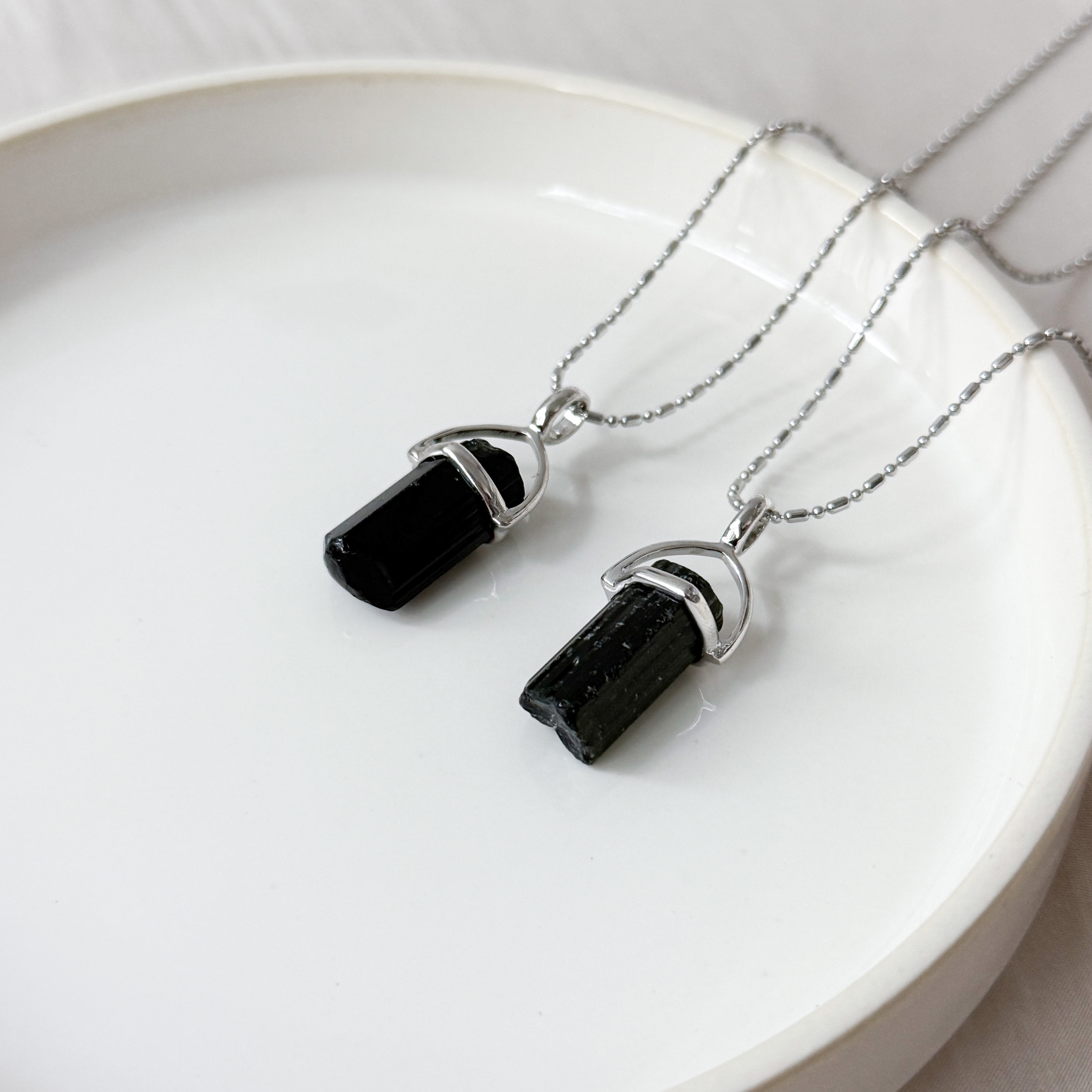 Green Tourmaline Raw Pendant