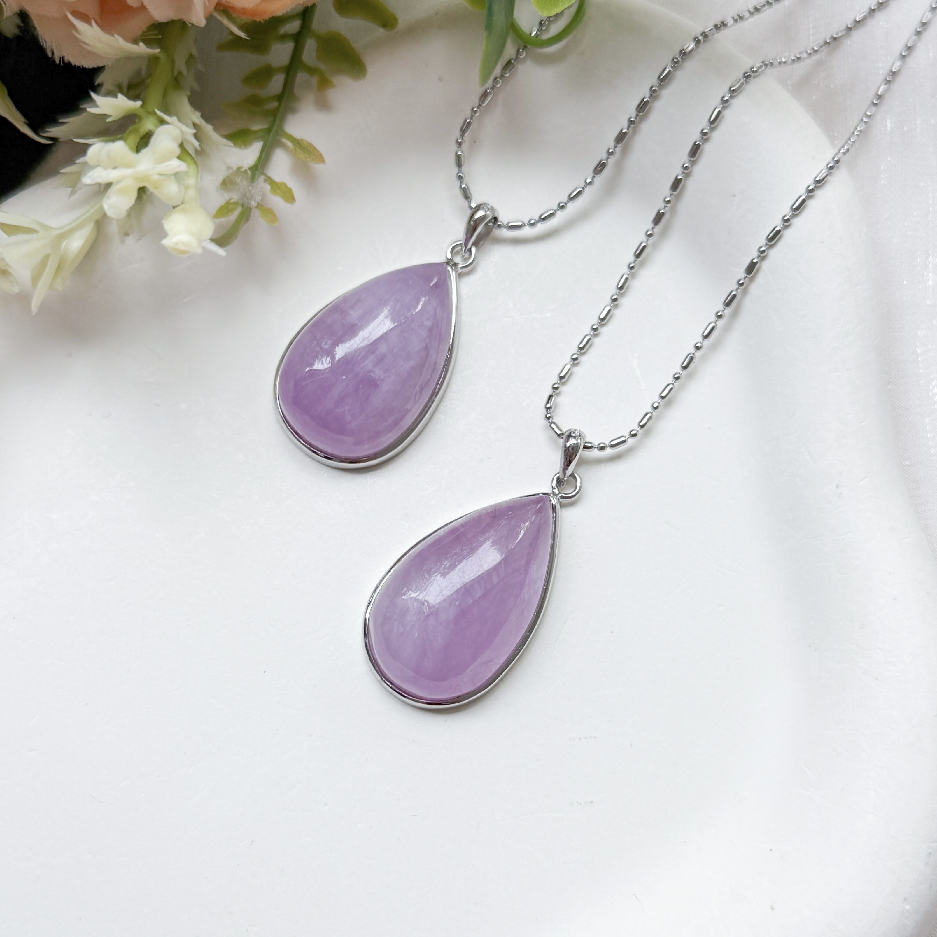 Kunzite Pear (L) Pendant