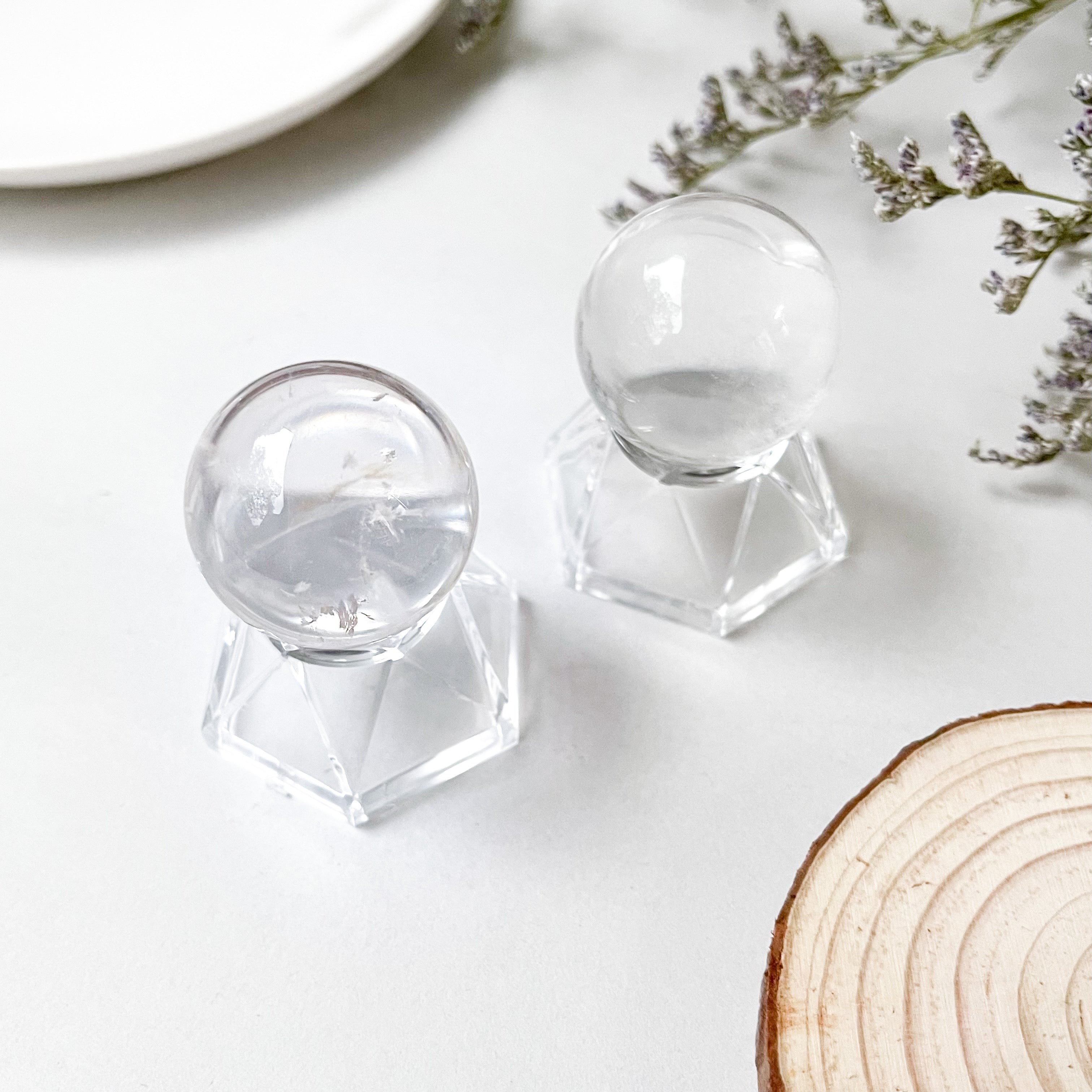 Clear Quartz 32-35mm Sphere