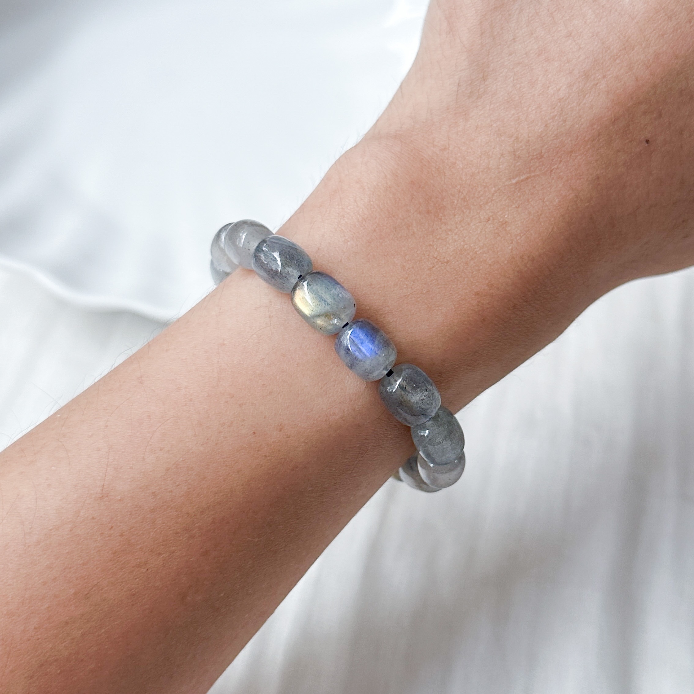 Labradorite Canister Bracelet